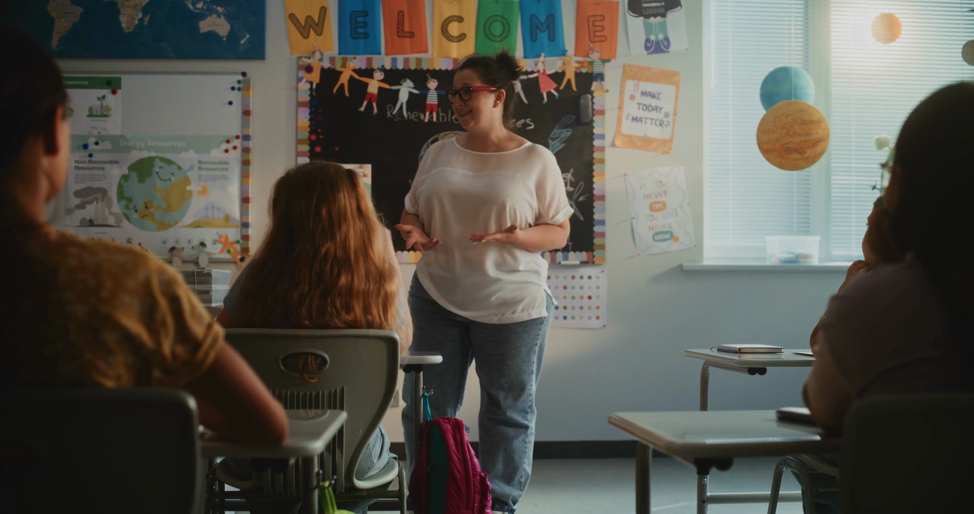 Female Teacher Conducting Lesson Educating Stock Footage SBV-352538231 ...