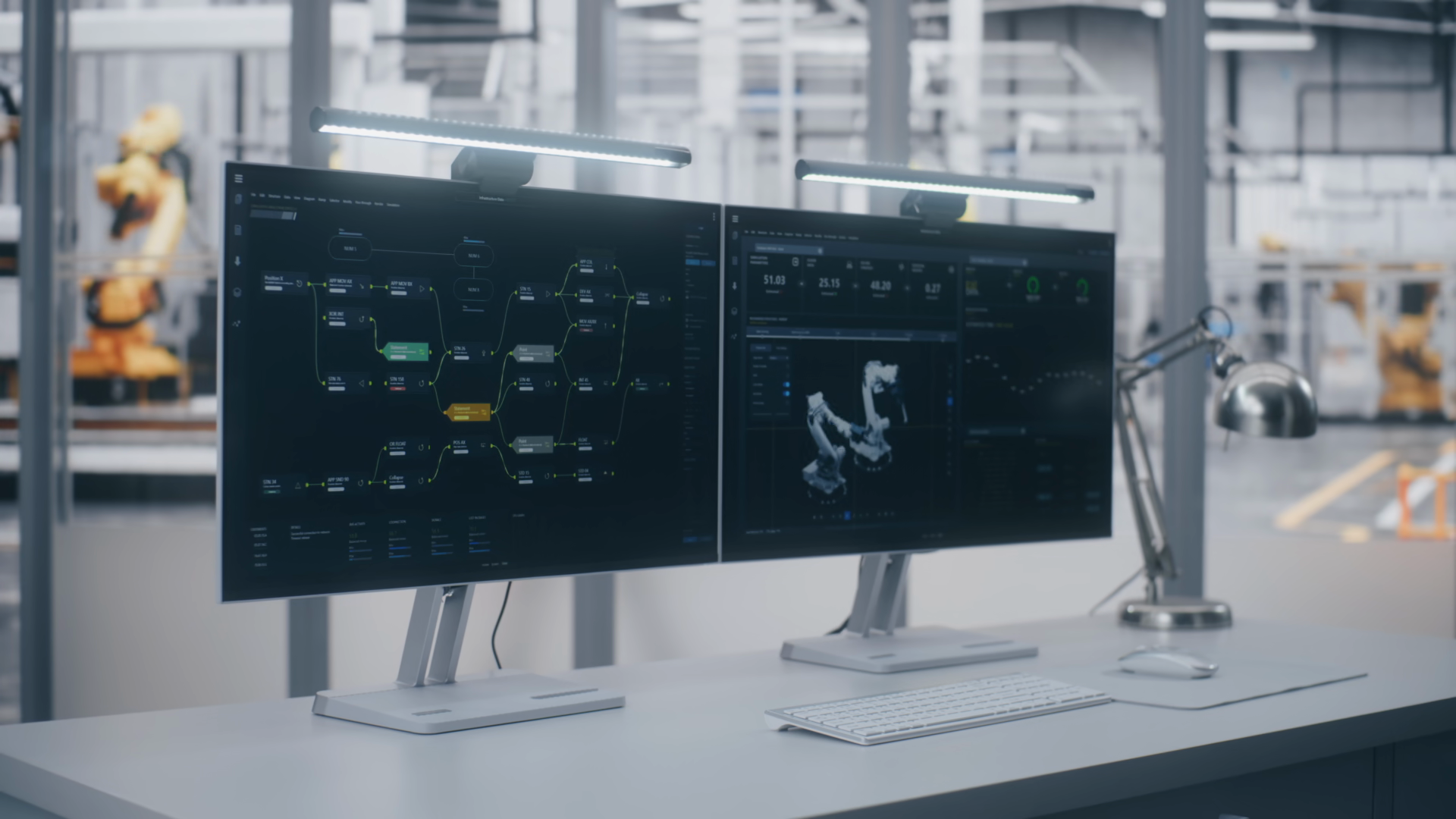 3d Robot Model On Control Panel With Data Stock Footage SBV-353617803 ...