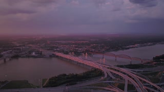 Aerial Kentucky Louisville July 2017 Sunset 4K Inspire 2 