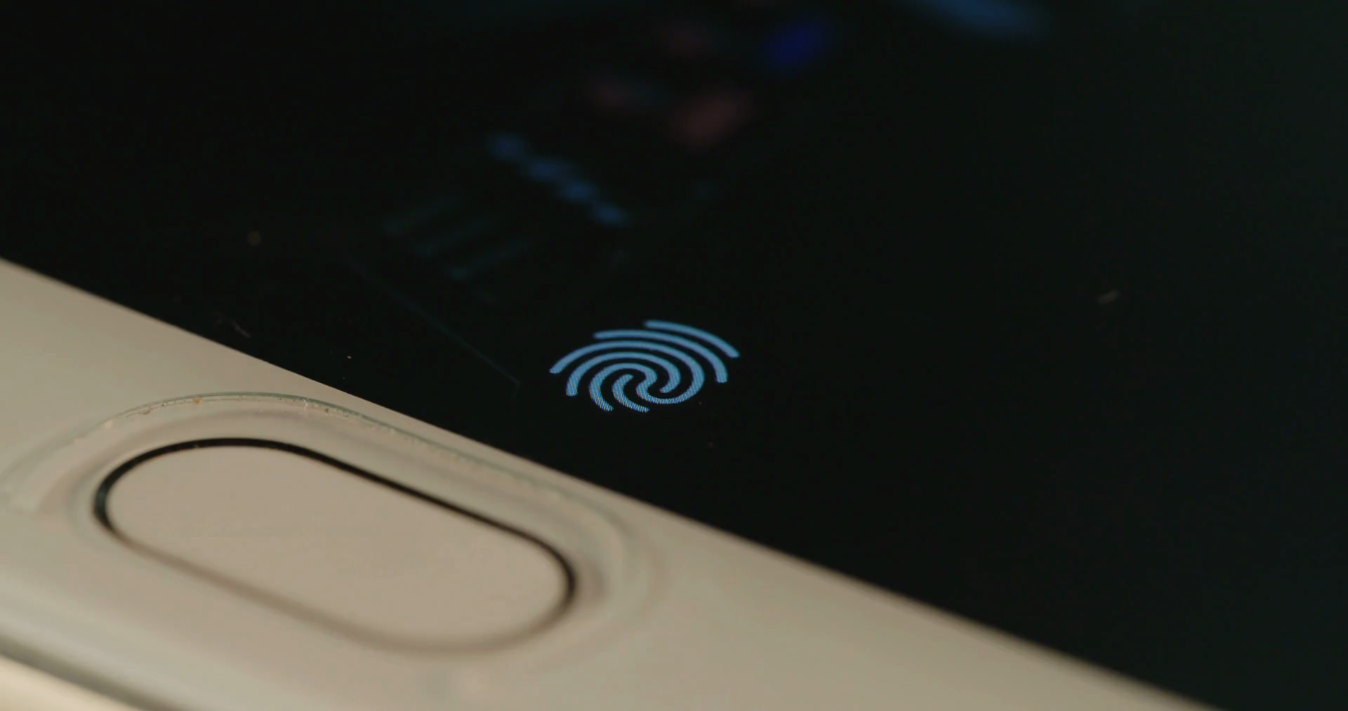 fingerprint lock on a smartphone Stock Video Footage 0009 SBV