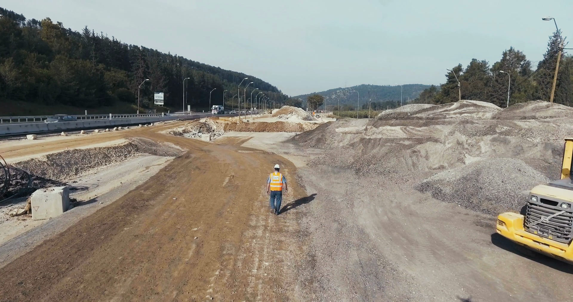 Aerial Footage Of Large Scale Highway Stock Footage SBV314583842