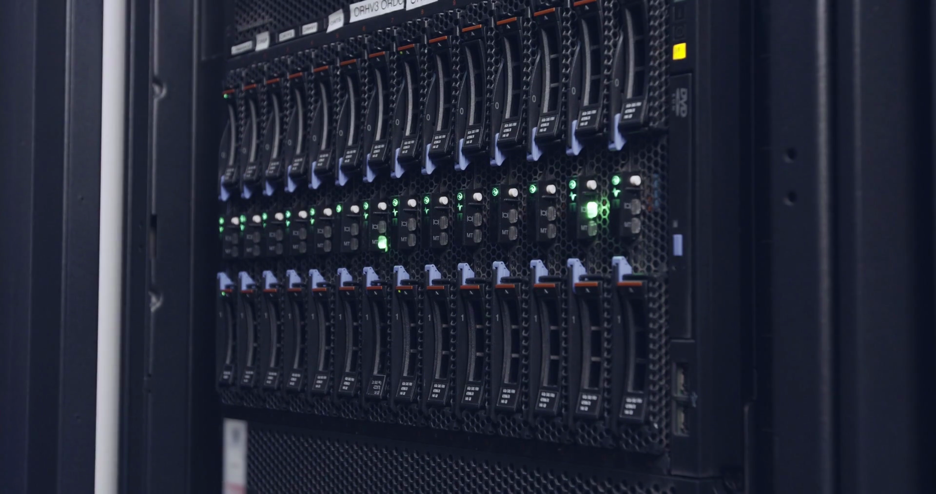Close Up Of Blinking Light In Data Center Stock Footage SBV-328409408 ...