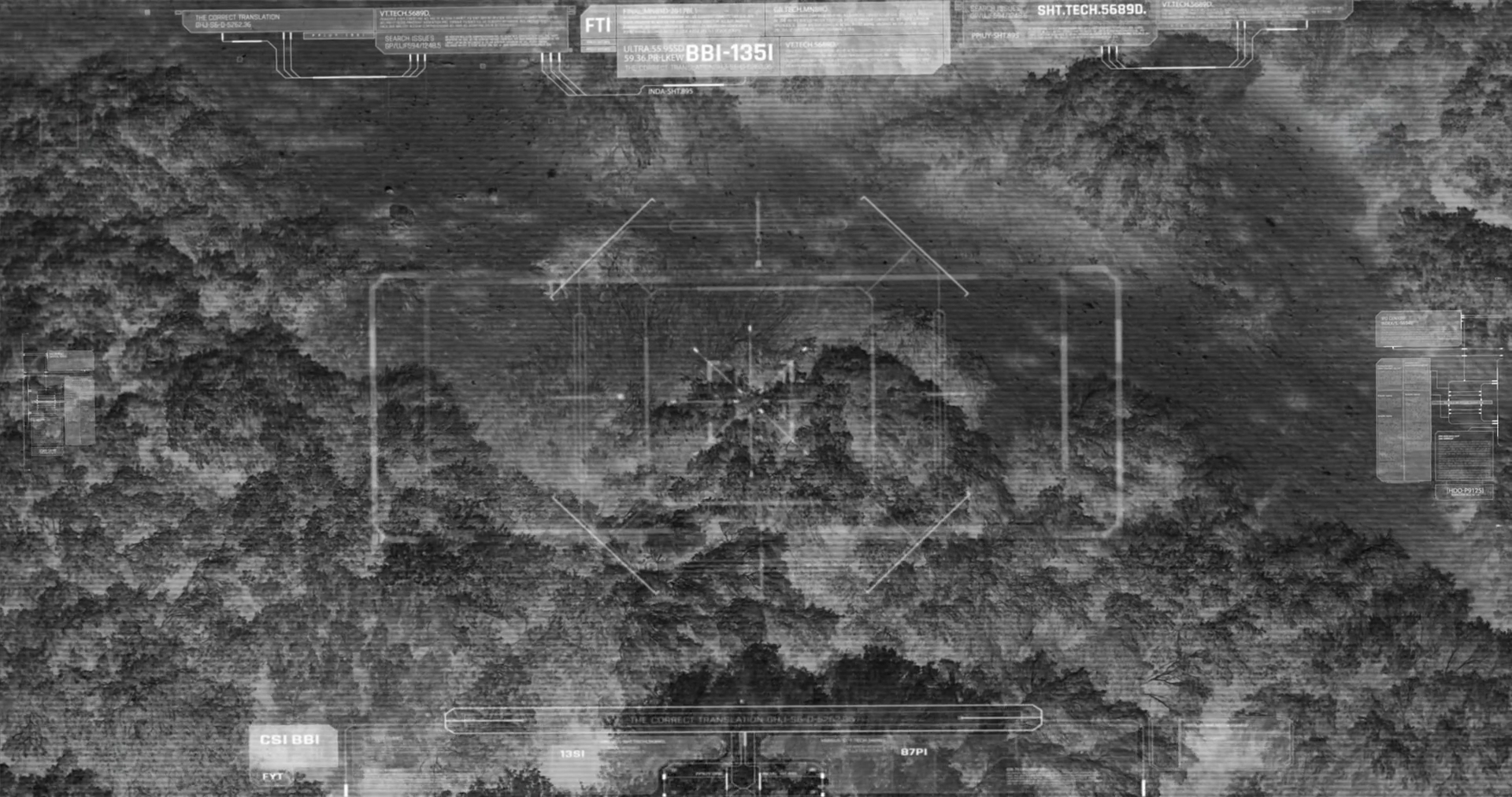 Drone With Thermal Night Vision Camera View Stock Footage SBV334460357