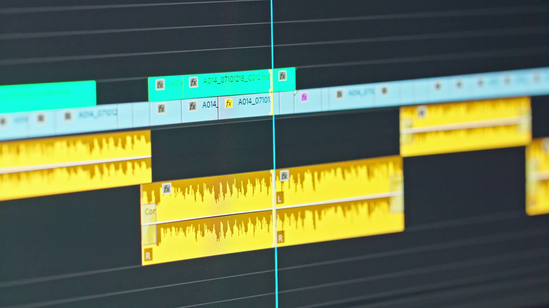Video Editing Timeline Editor Going Stock Footage SBV325380173