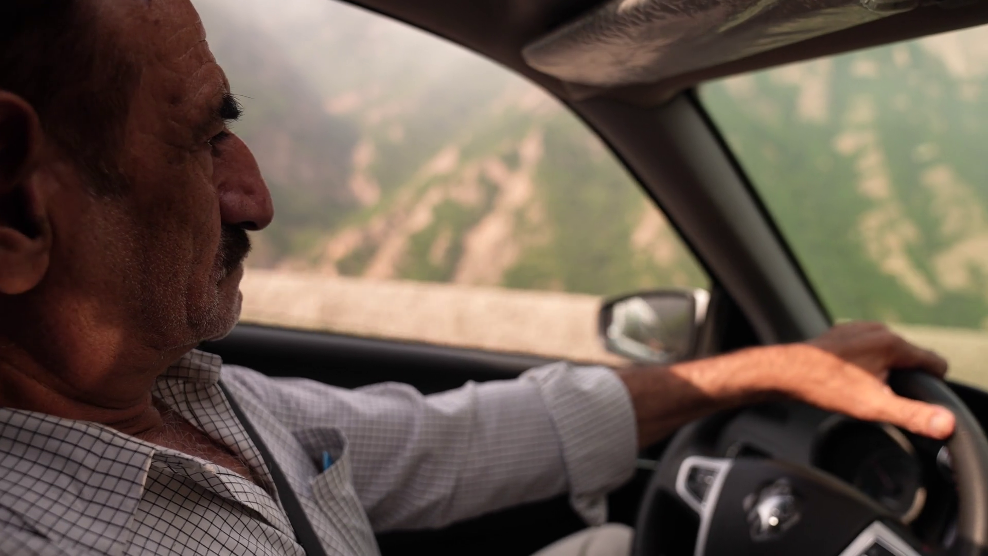 Road In Mountains Man Driving Car Stock Footage SBV-352635993 - Storyblocks