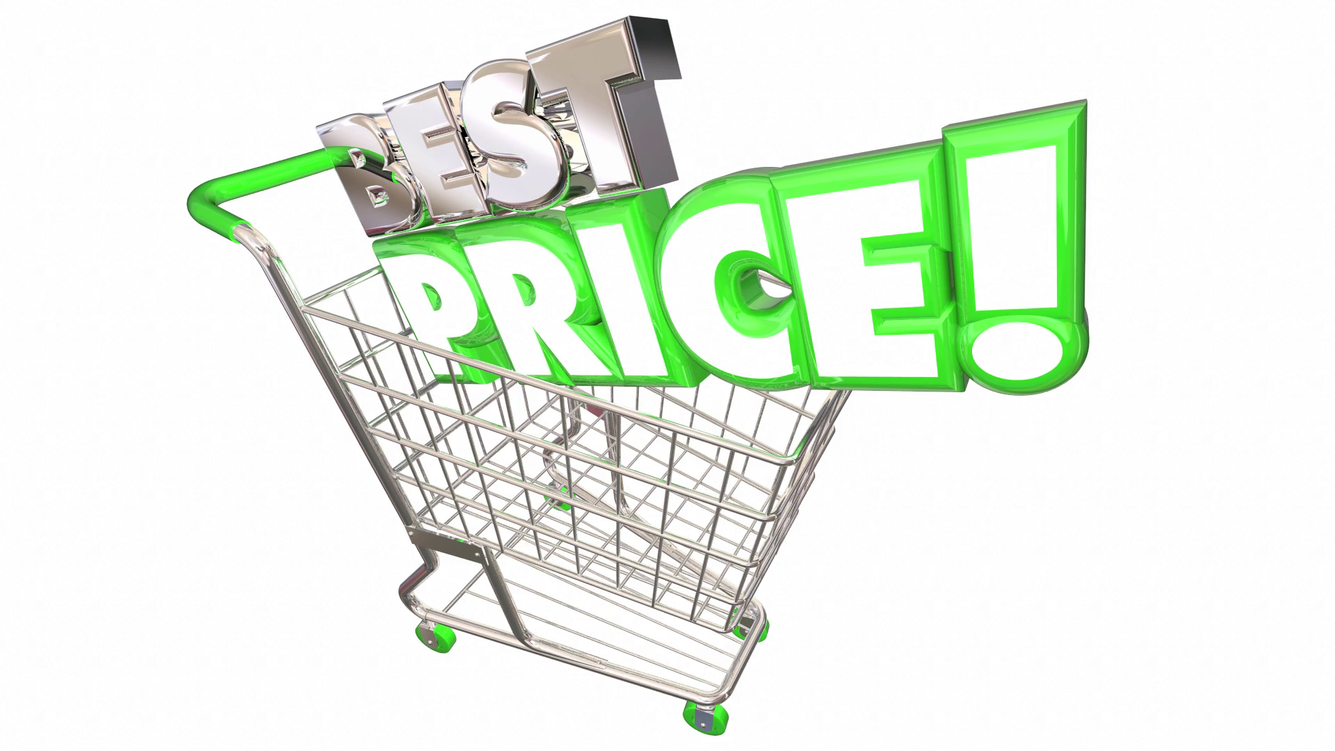 Best Price Shopping Cart Lowest Sale Deal 3d Animation Motion