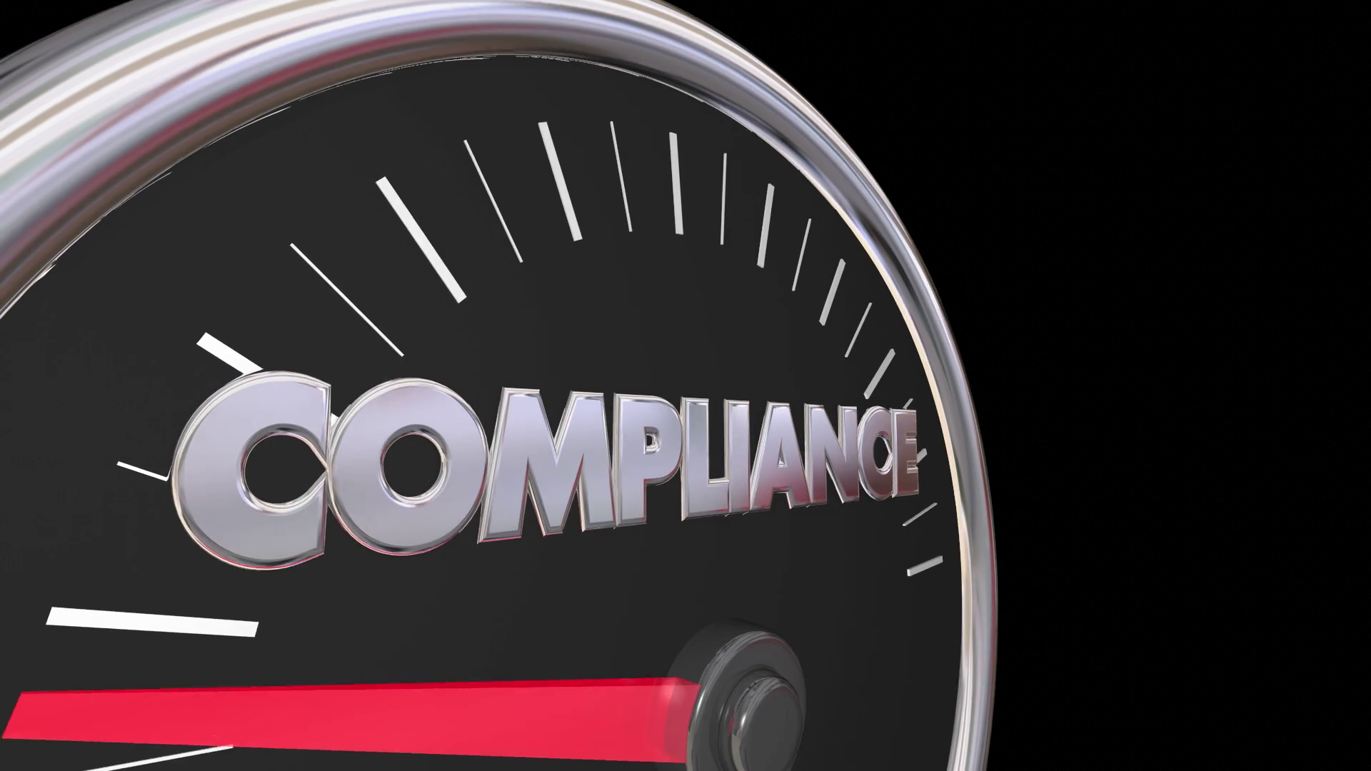 Compliance Speedometer Fast Action Follow Stock Motion Graphics SBV