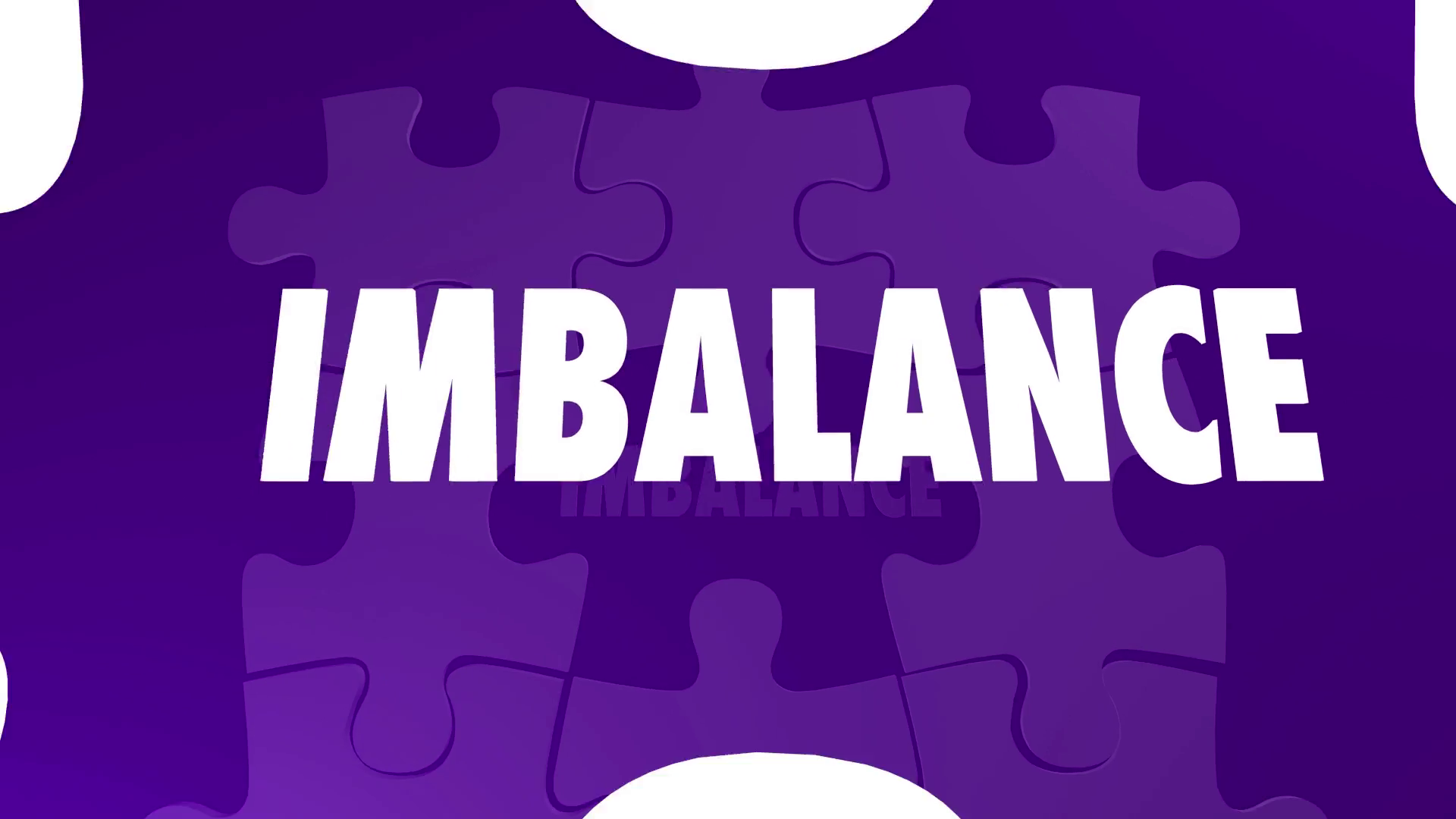 Balance Vs Imbalance Puzzle Equal Fair Treatment 3 D Animation Motion