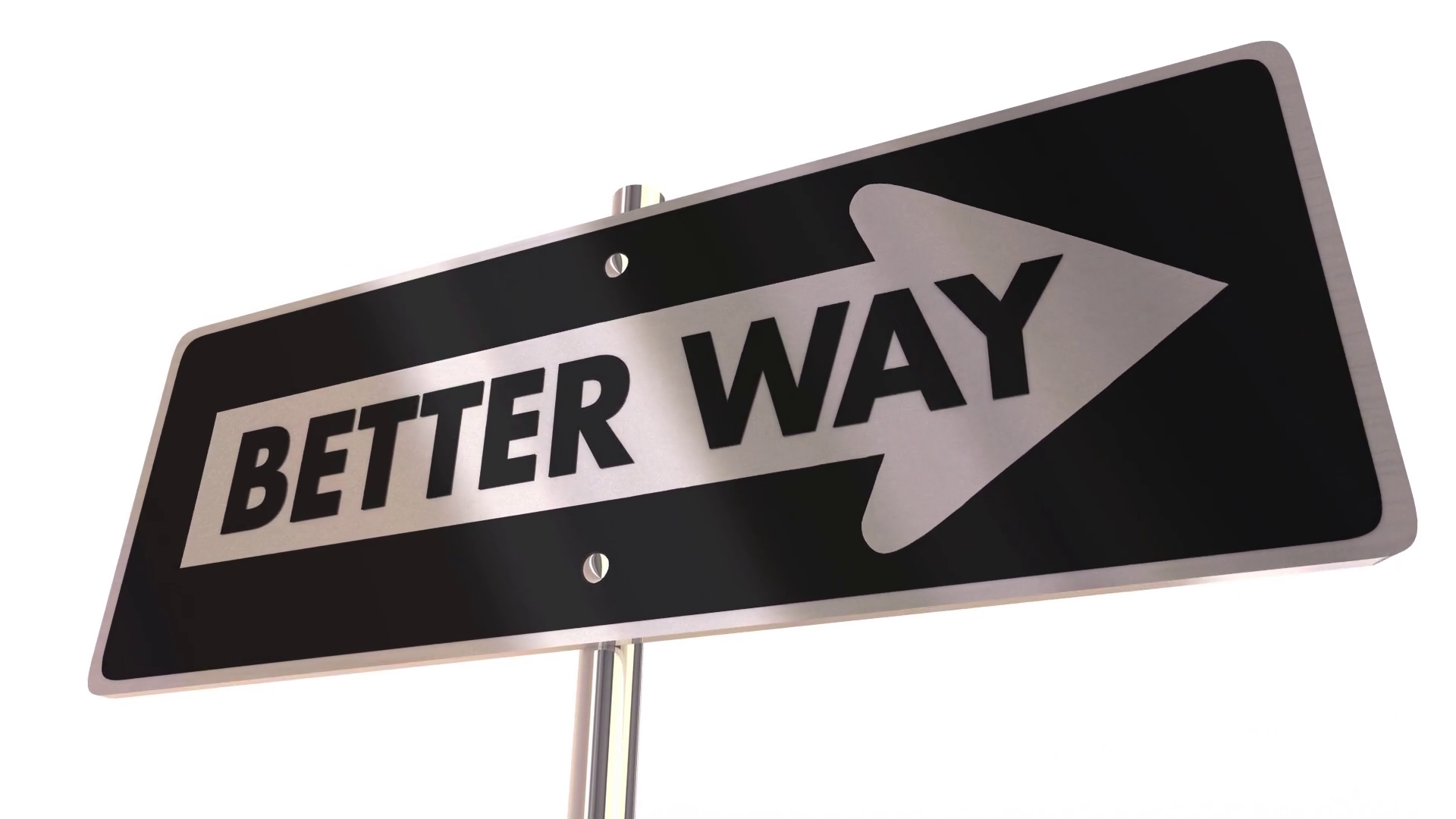 Better Way Road Sign Arrow Direction New Stock Motion Graphics SBV ...