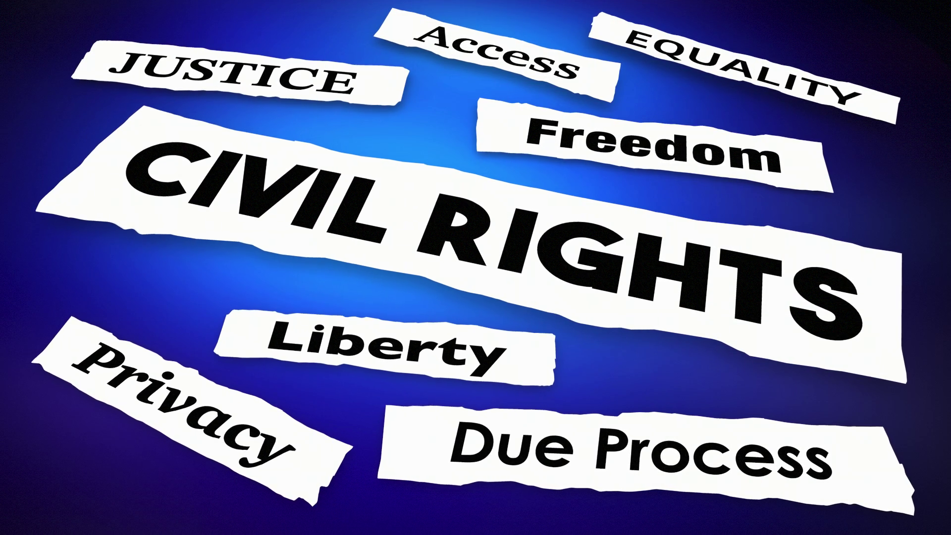 Civil Rights News Headlines Fairness Justice Stock Motion Graphics SBV ...