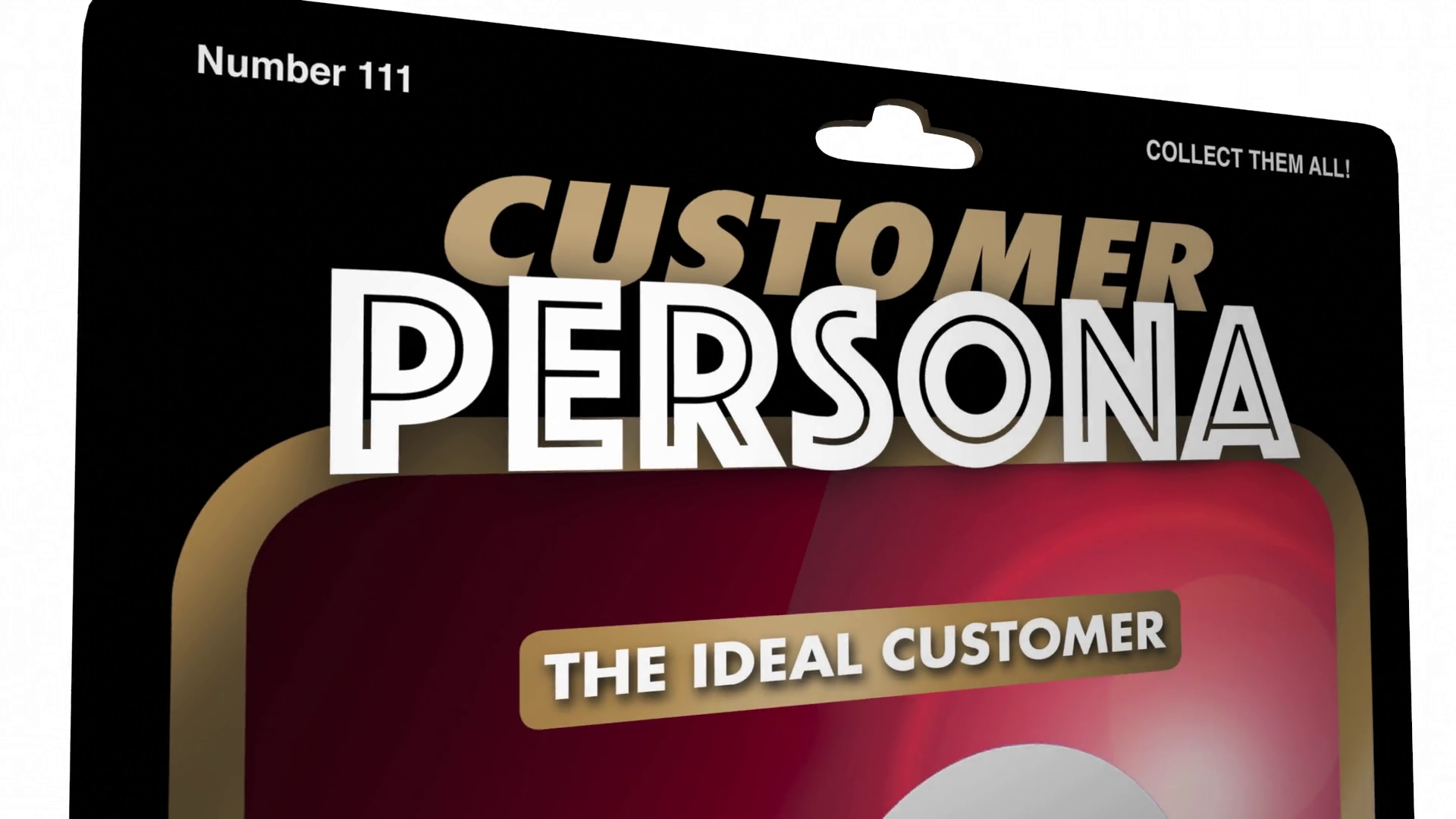 Customer Persona Action Figure Buyer Profile Stock Motion Graphics SBV