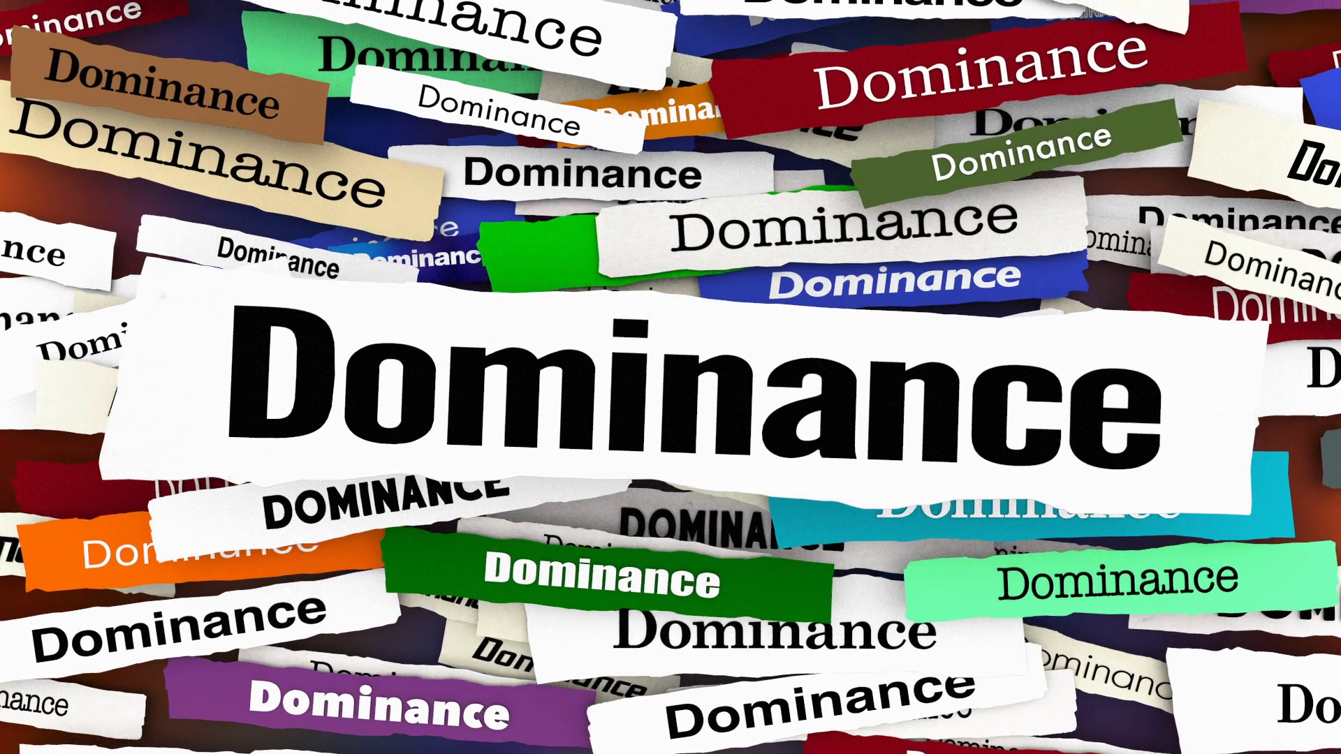 Dominance News Headlines Winner Top Leader Stock Motion Graphics SBV ...