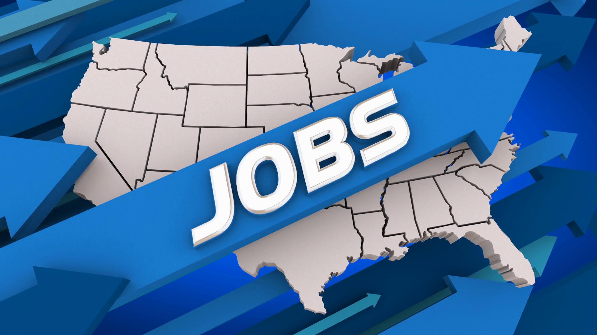 Jobs Increase Usa United States America New Stock Motion Graphics SBV