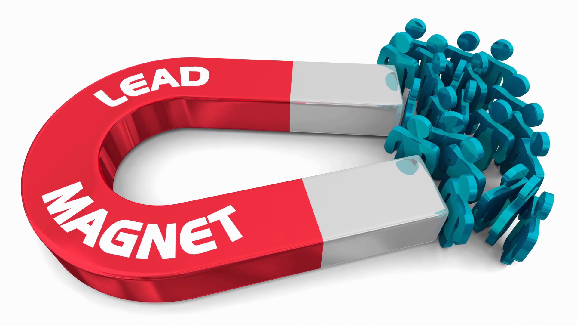 Lead Attract New Customers Prospects Stock Motion Graphics SBV