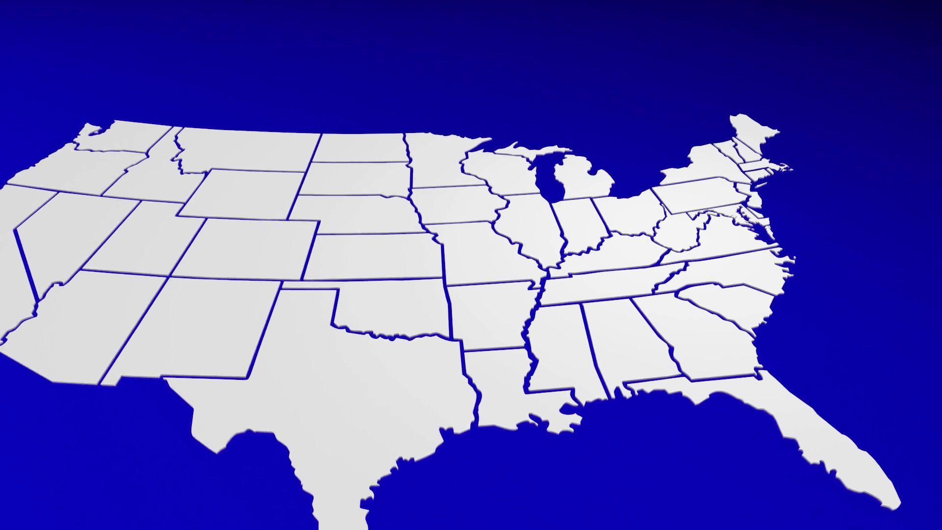 New Jersey Nj California Ca State Map Pin Stock Motion Graphics SBV