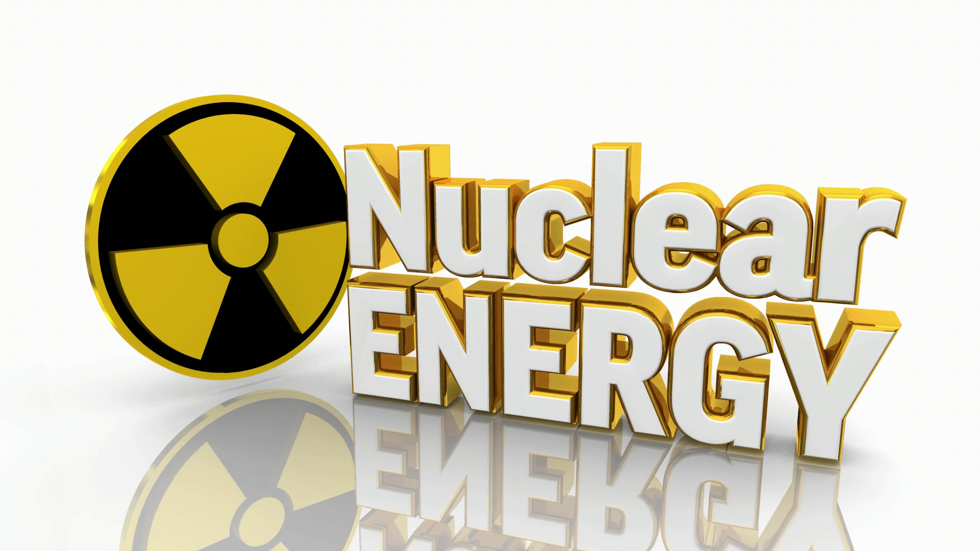 Nuclear Energy Words With Power Sign Symbol Stock Motion Graphics SBV ...