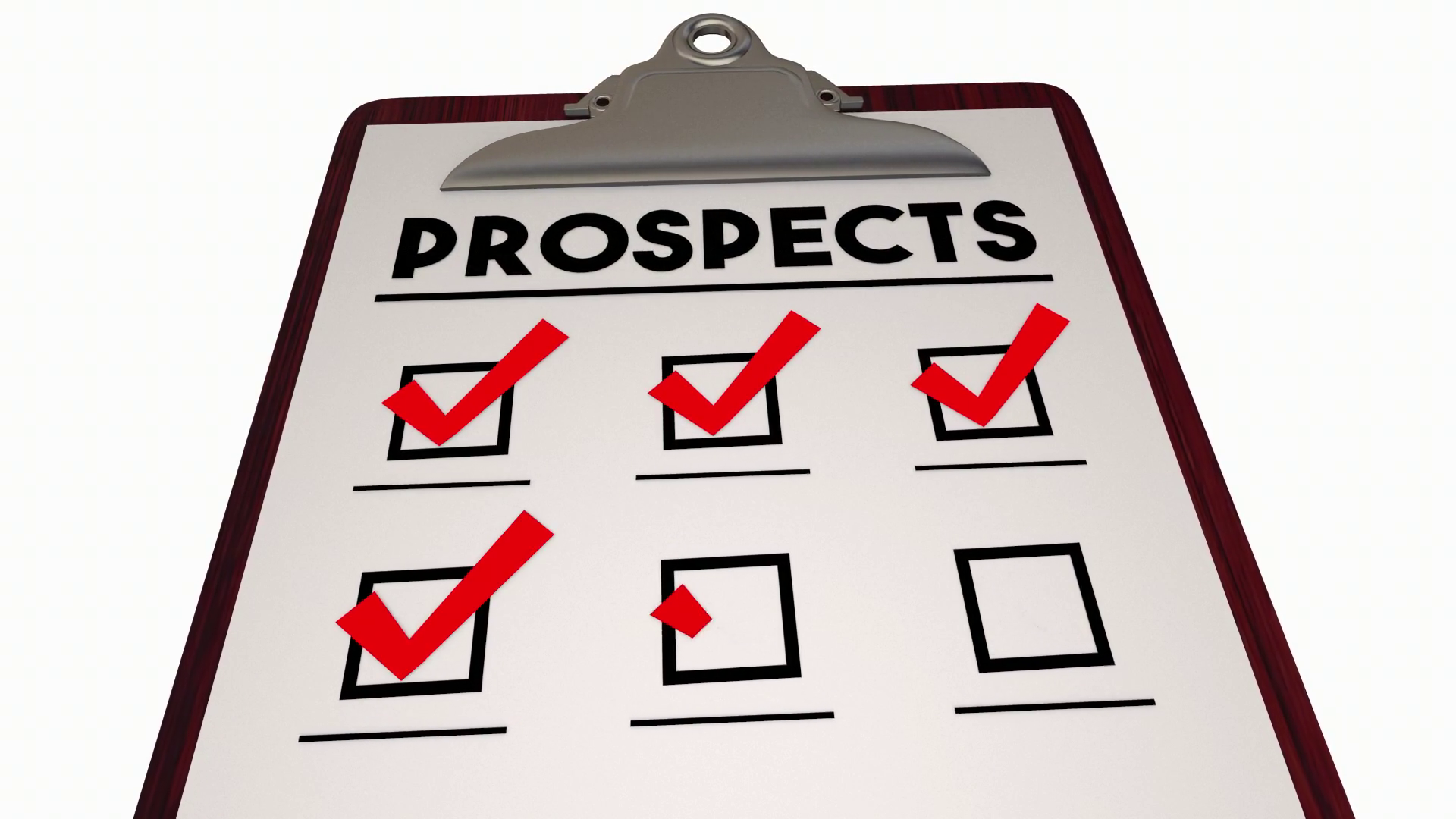 Prospects Checklist Clipboard Top Best Stock Motion Graphics SBV ...