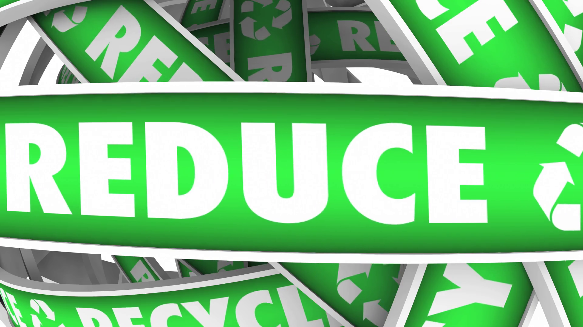 Reduce Reuse Recycle Endless Loop Dispose Stock Motion Graphics SBV ...