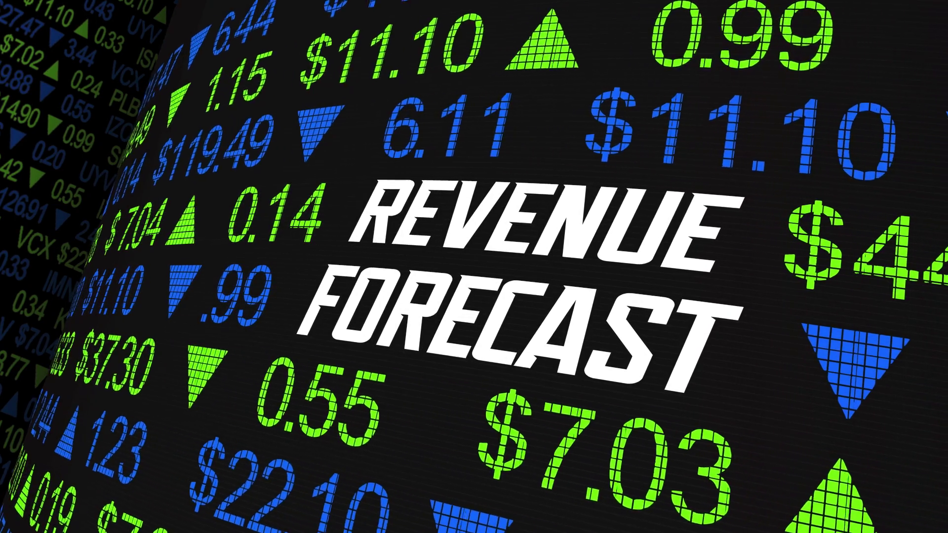 Revenue Forecast Stock Market Earnings Estimate Financial Outlook 3 D