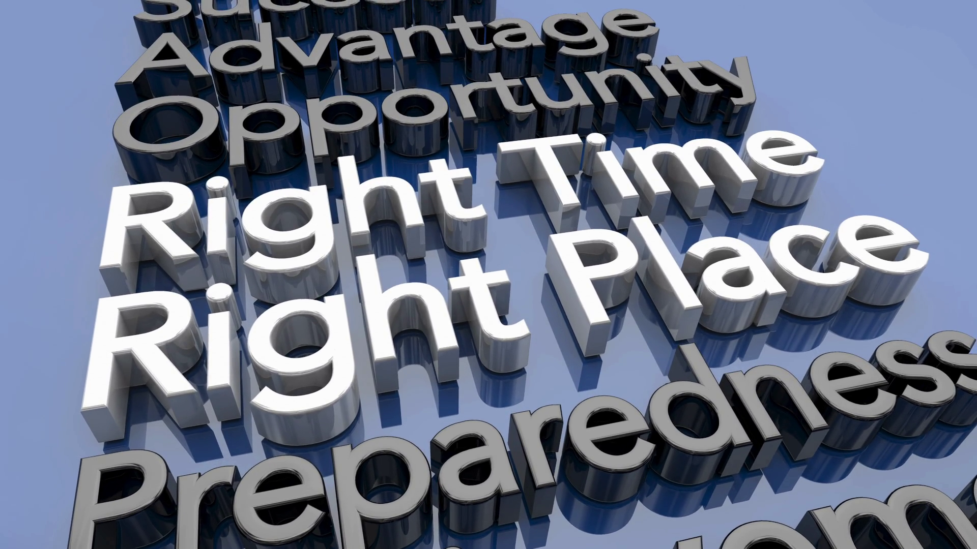 Right Time Place Opportunity Moment Is Stock Motion Graphics SBV ...