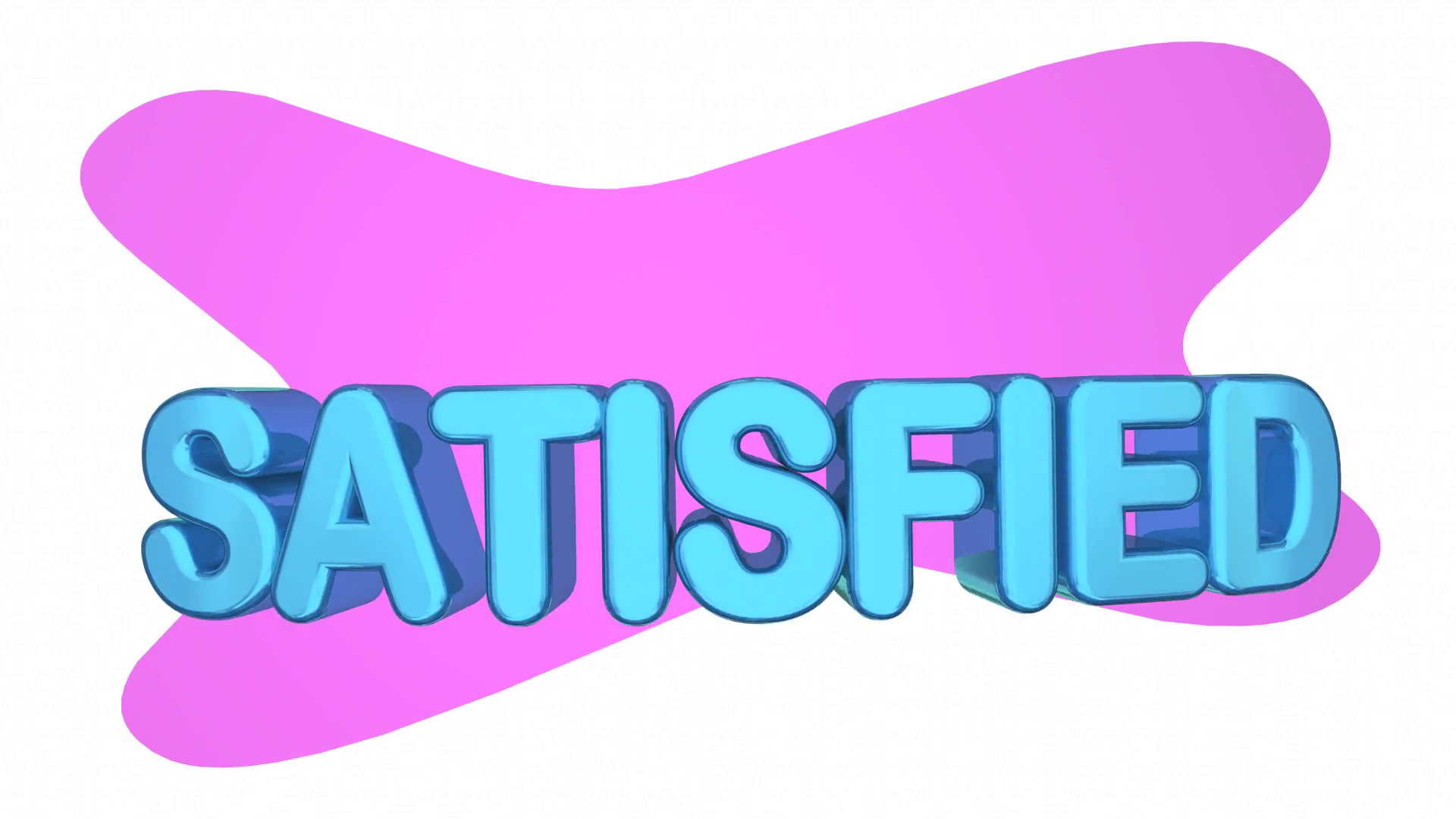 Satisfied Cartoon Face Smile Satisfaction 3 D Animation Motion