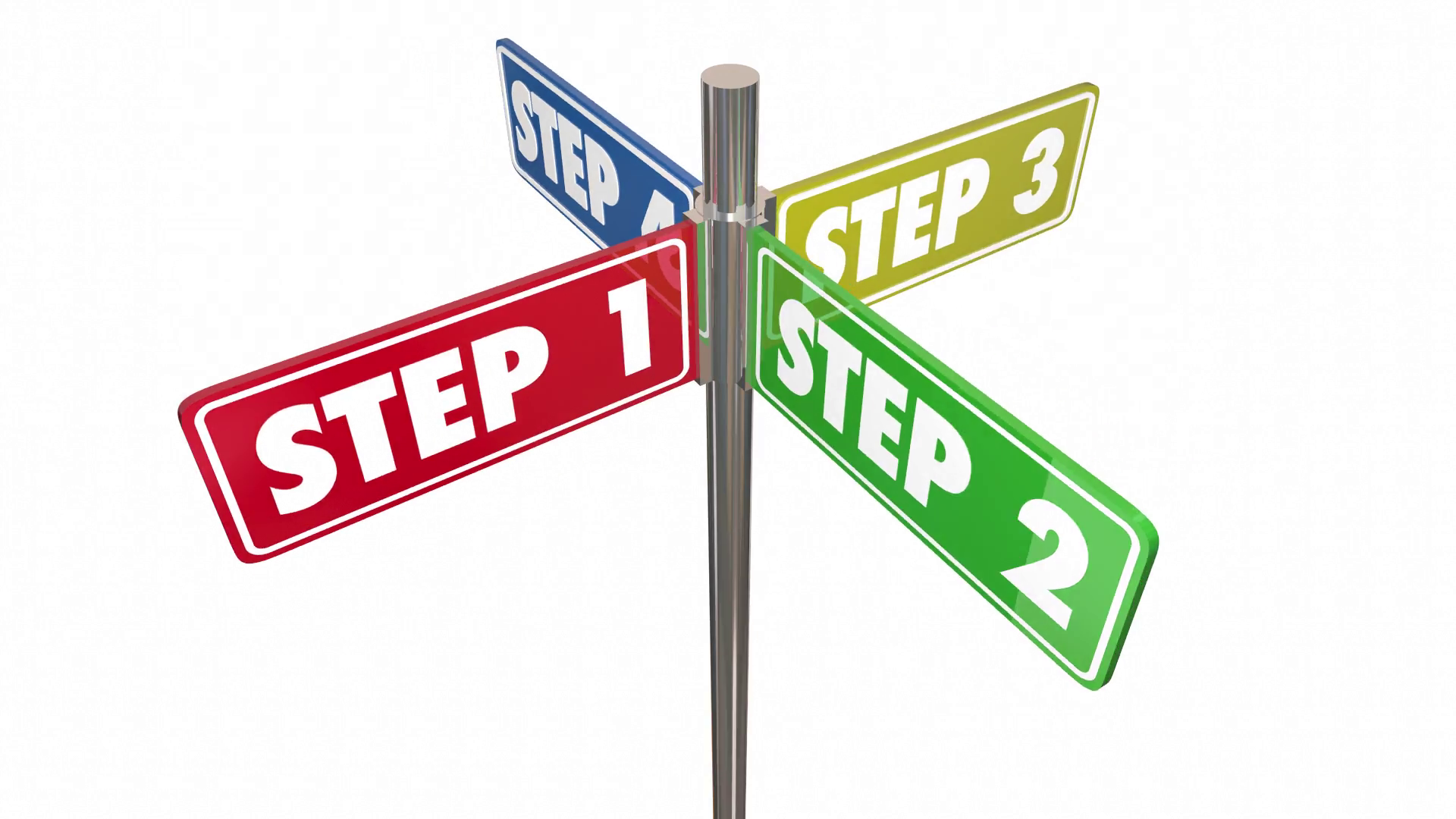Steps 1 2 3 4 Instructions To Procedure Stock Motion Graphics SBV Steps 1 2 3 4 Instructions To Procedure Stock Motion Graphics SBV