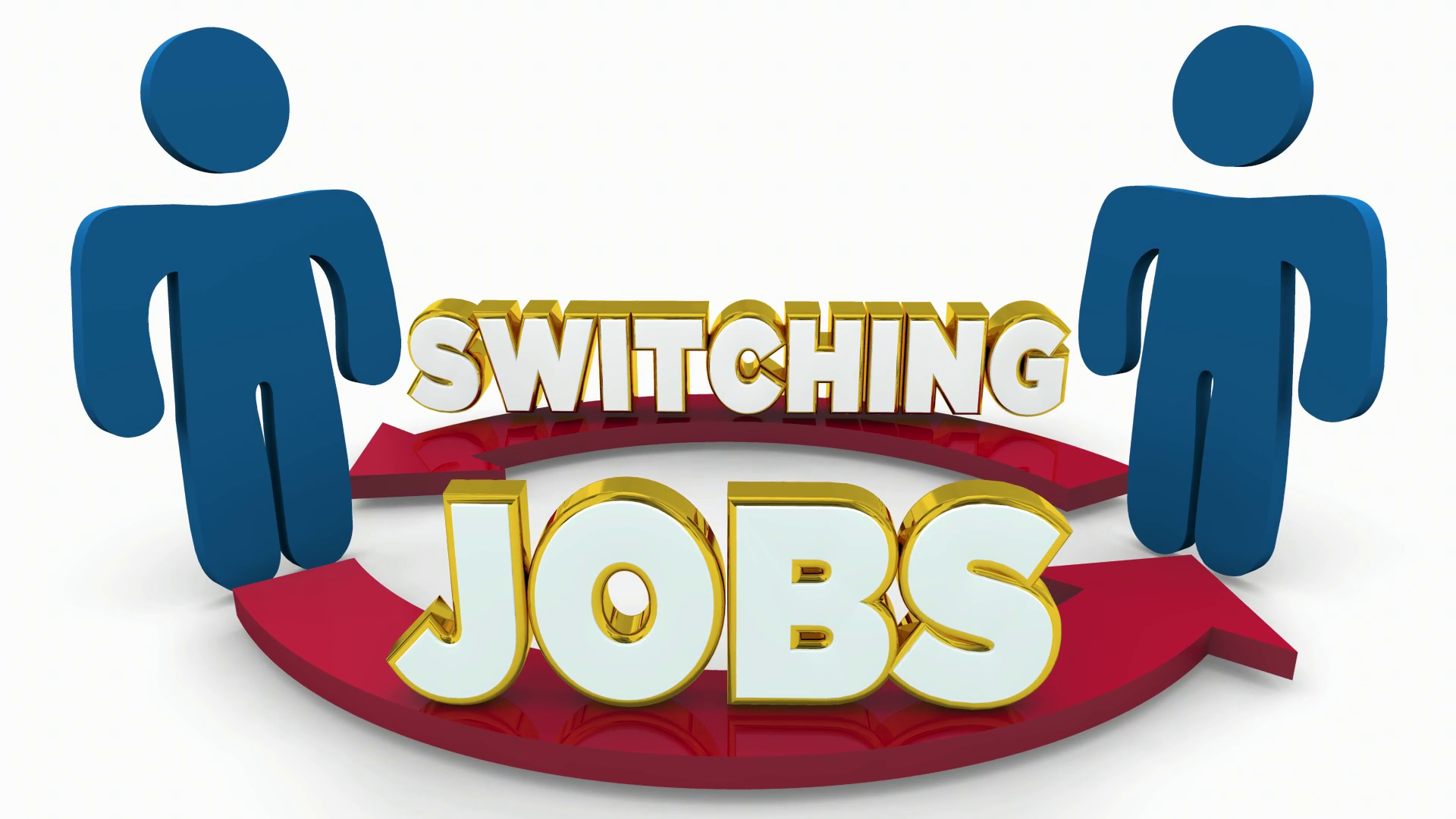 Switching Jobs Two People Change Career Stock Motion Graphics SBV ...