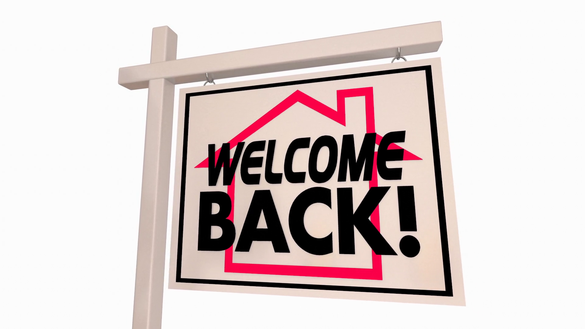 Welcome Back Return Buy Home Old Stock Motion Graphics SBV-348885630 ...
