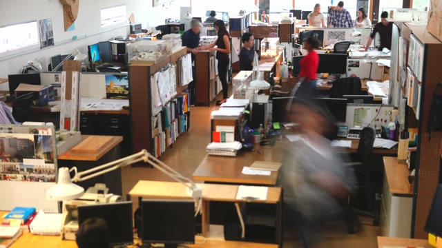 Someone Working At Desk Timelapse Stock Footage: Royalty-Free Video ...