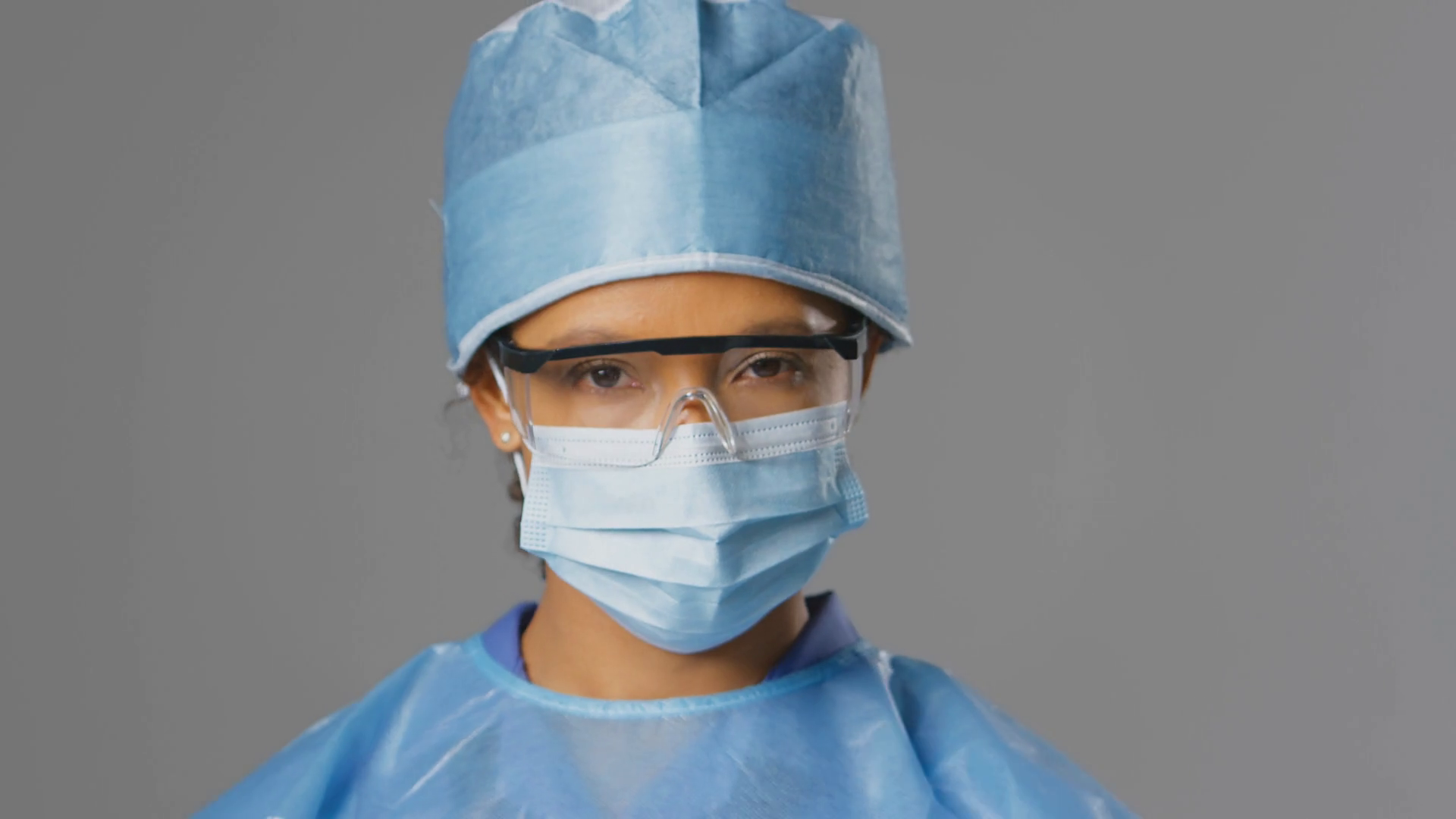 Female Lab Research Worker Wearing Ppe Stock Footage SBV-346767340 ...