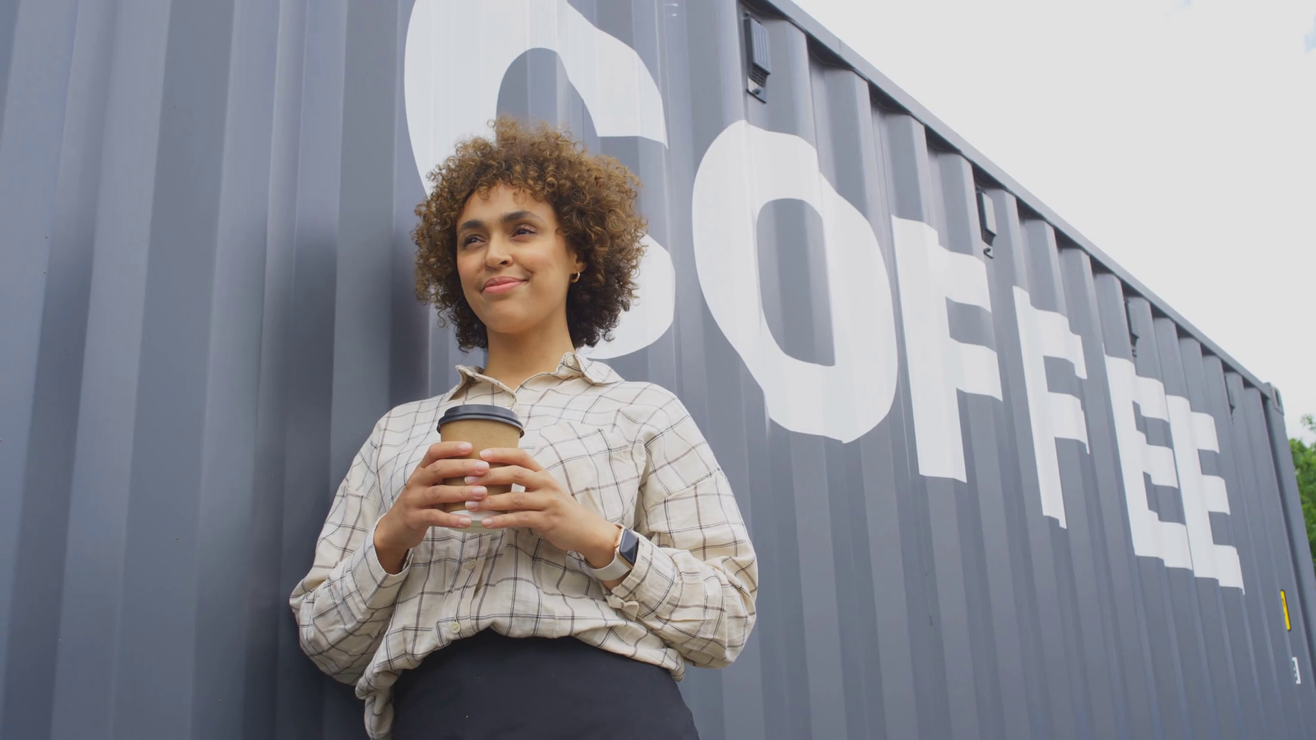 Female Owner Of Coffee Shop Distribution Stock Footage SBV347462920