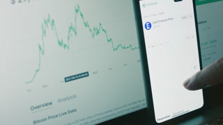 Cryptocurrency trading chart for EPK