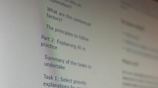 Abstract animation of holographic ICO text appearing in the middle of virtual reality room. Great clip for concepts about Initial Coin Offering and crypto currency.