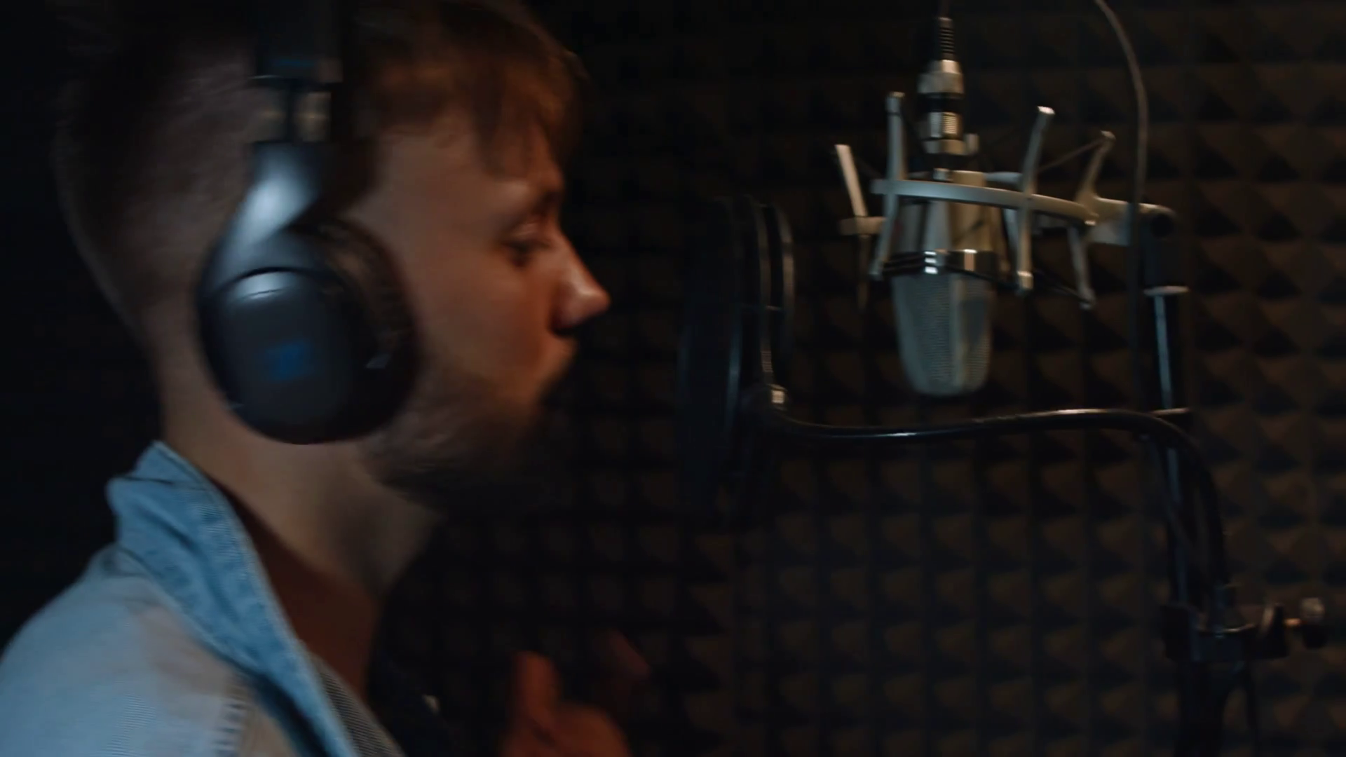 Portrait Of Handsome Male Rap Singer In Stock Footage SBV-347229410 ...