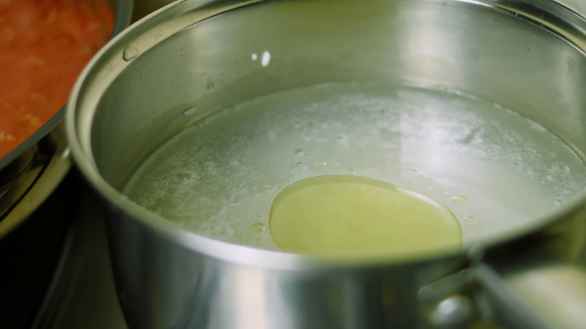 Chef Is Cooking Long Grain Rice Chili Con Stock Footage SBV-347217765 ...