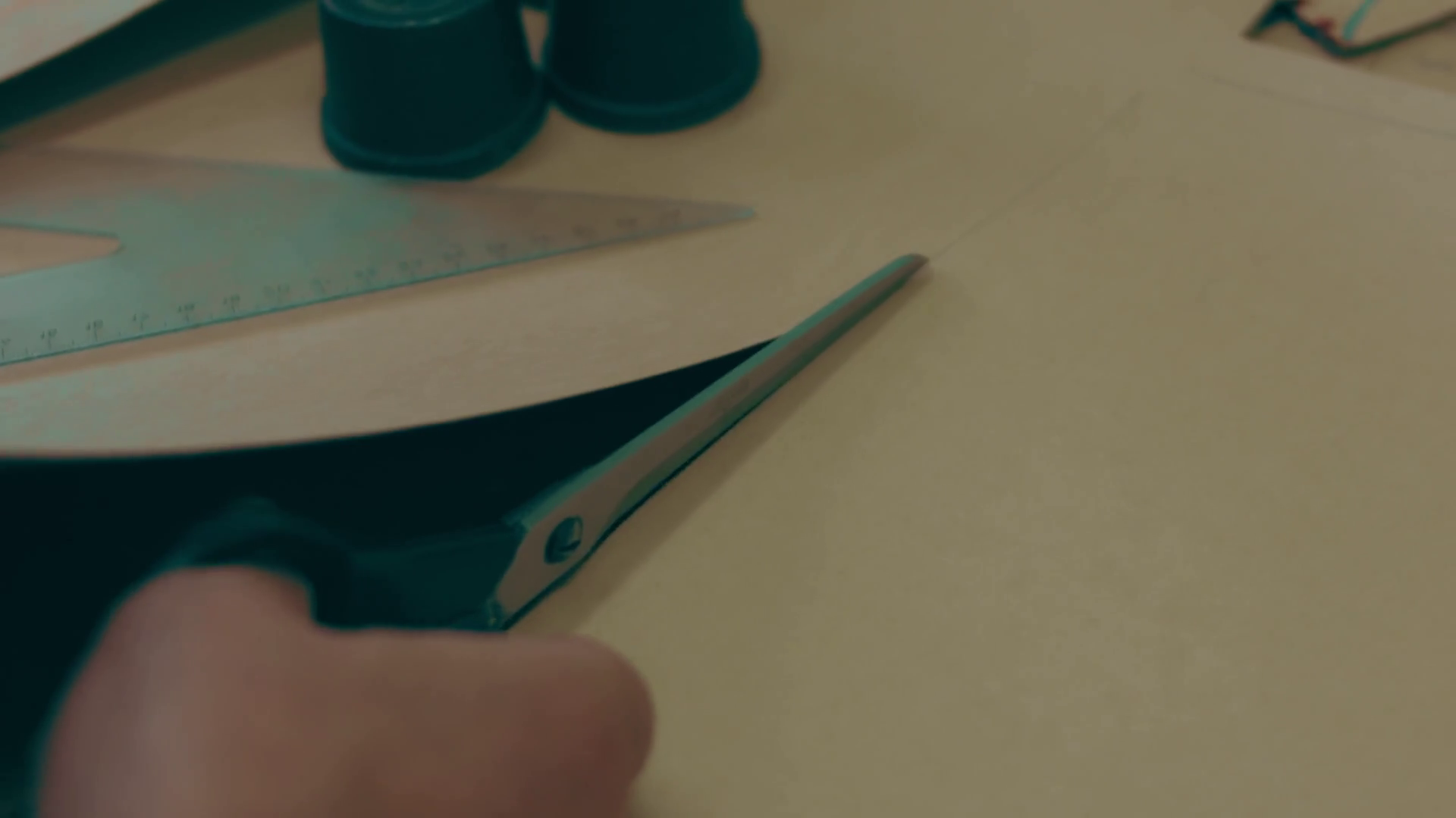 Male Dressmaker Cutting Cardboard Sewing Stock Footage SBV347438915 Storyblocks