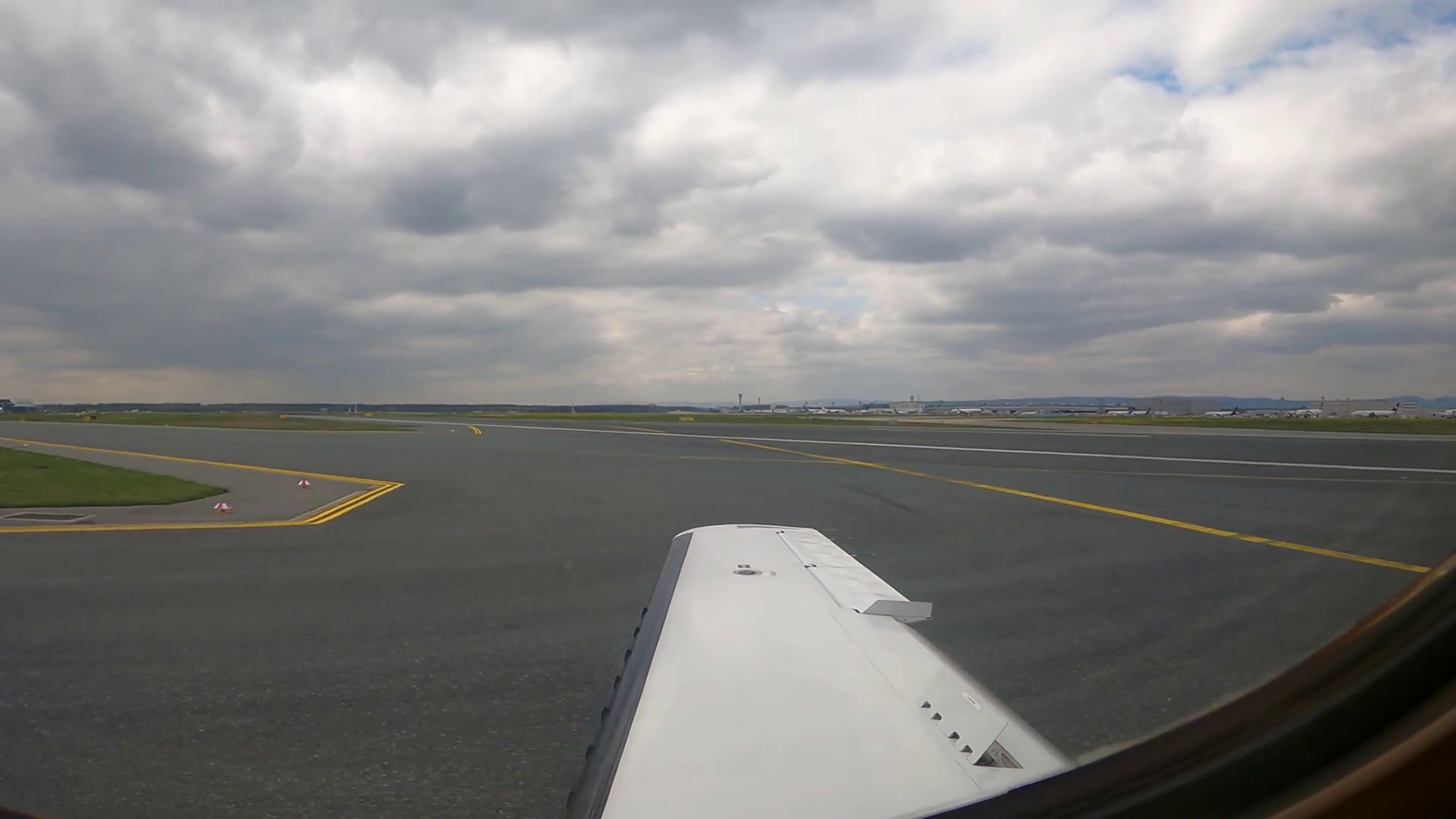 Airplane Leaving Runway Vacating Driving Stock Footage SBV-352650321 ...