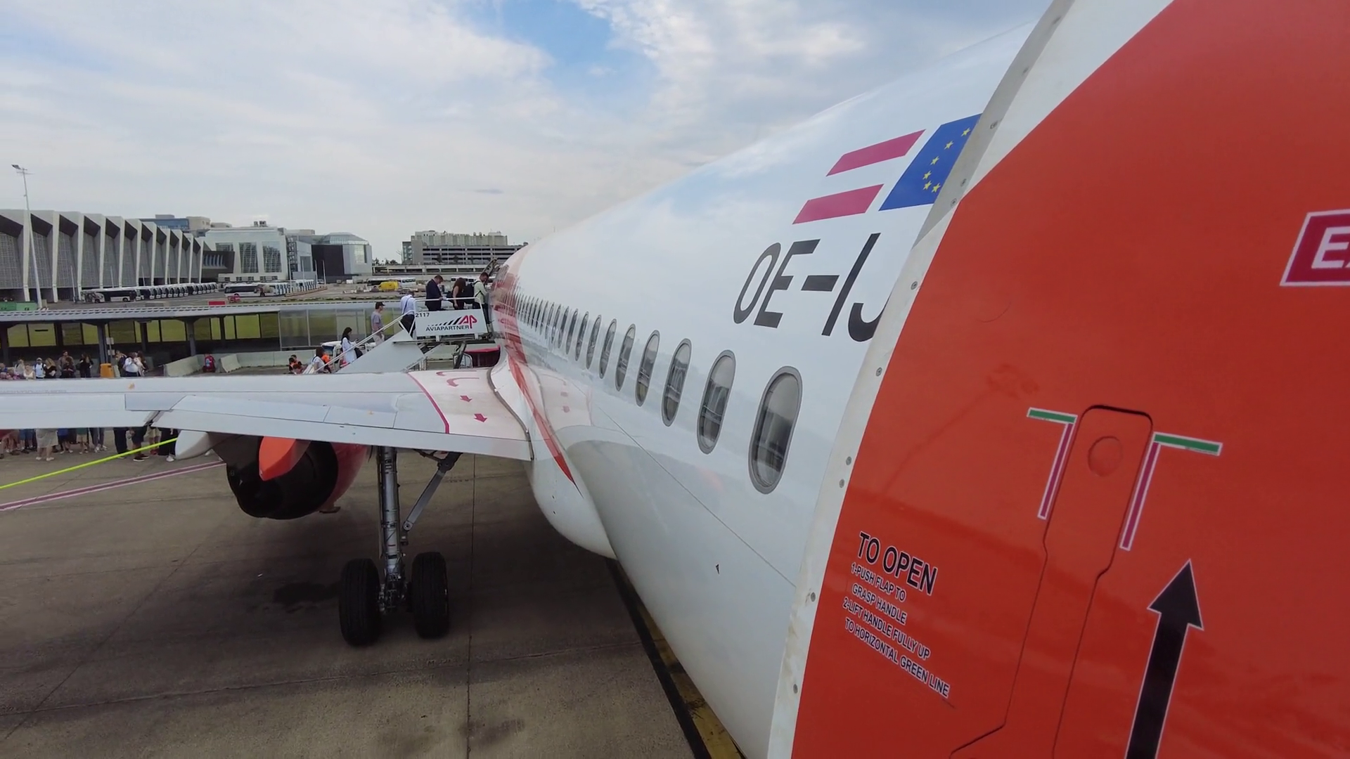 Easyjet Boarding Process Perspective Next To Stock Footage SBV ...