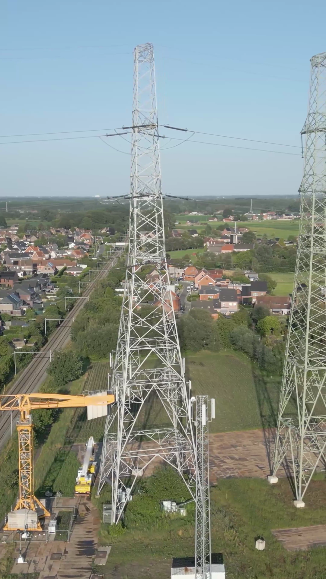 Replacement Electricity Transmission Lines Stock Footage SBV-353202498 ...