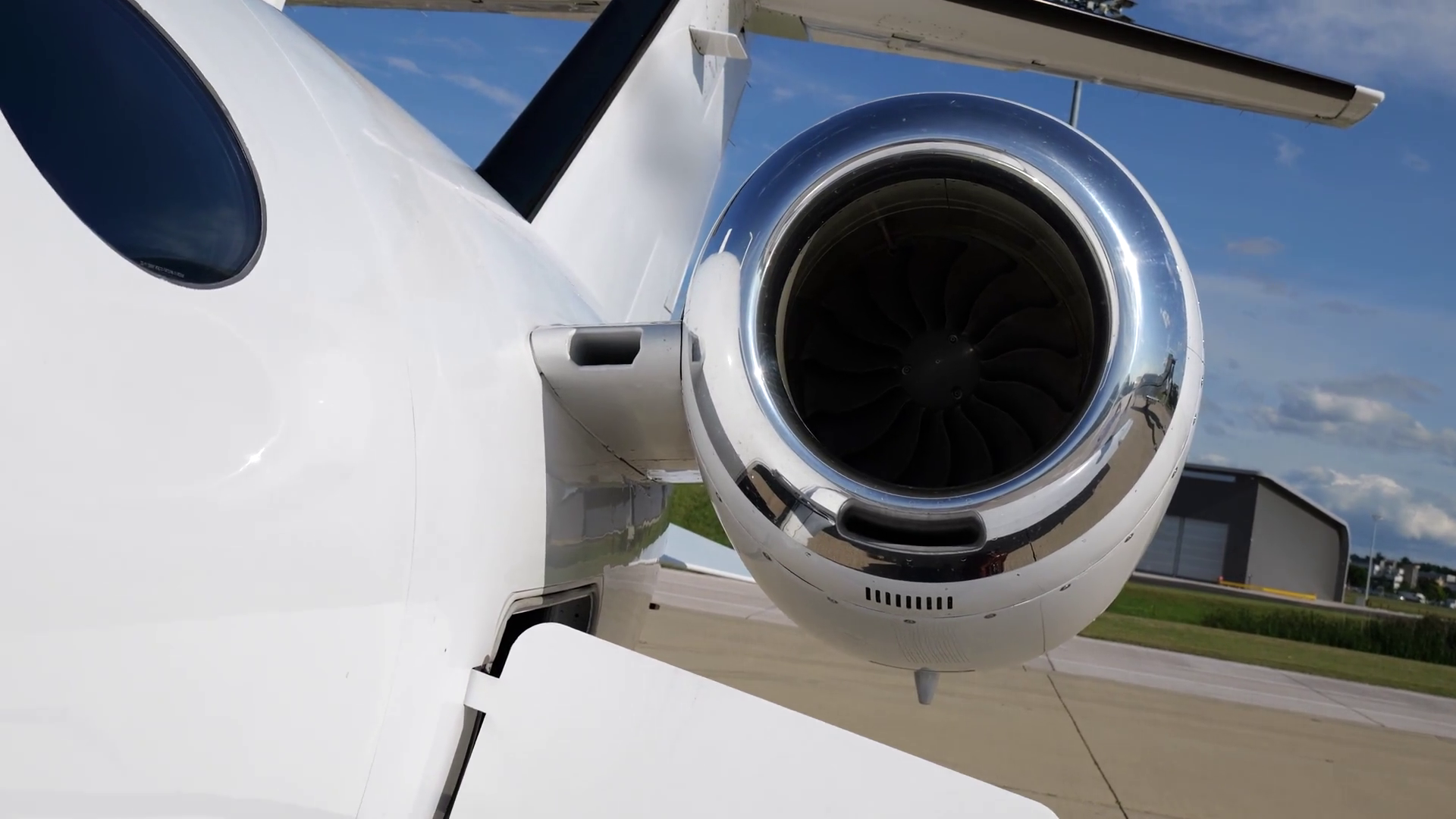 Private Jet's Engine Luxury Associated Stock Footage SBV-352711499 ...