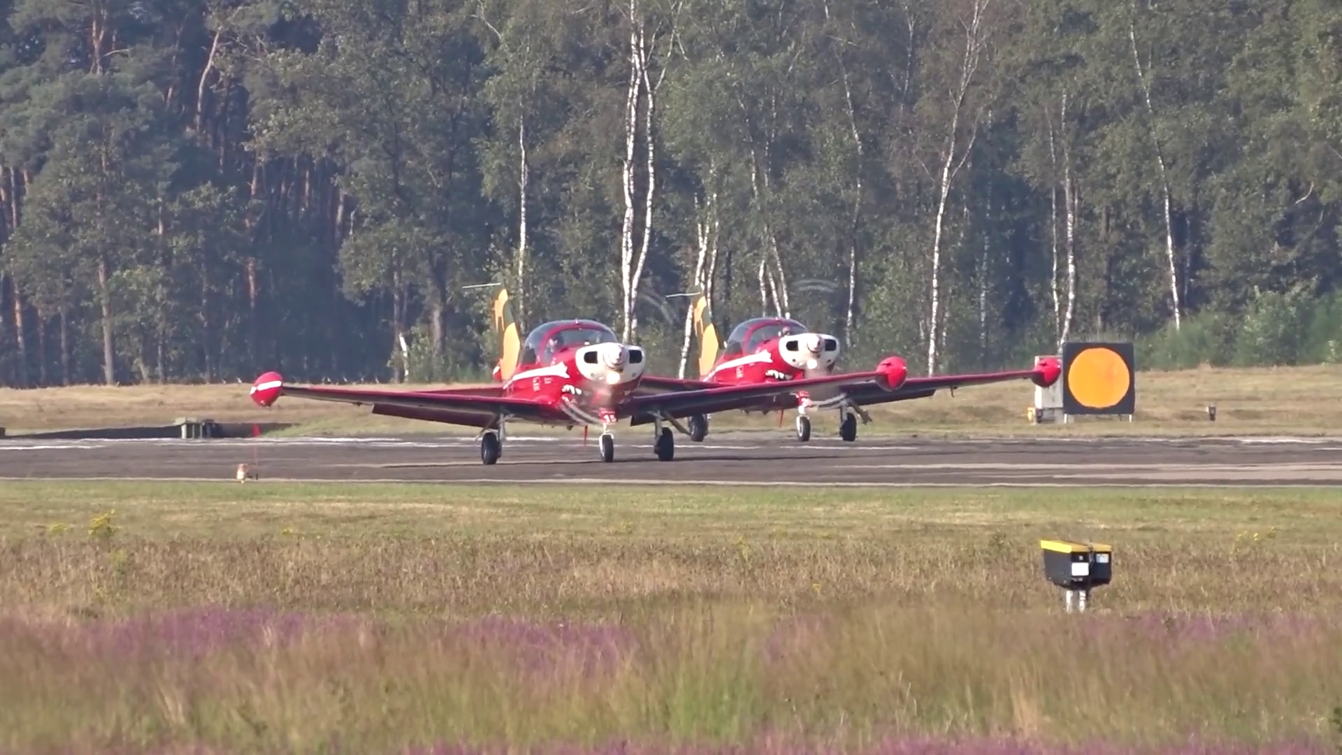Belgian Air Force Red Devils Demo Team Stock Footage SBV-352774853 ...