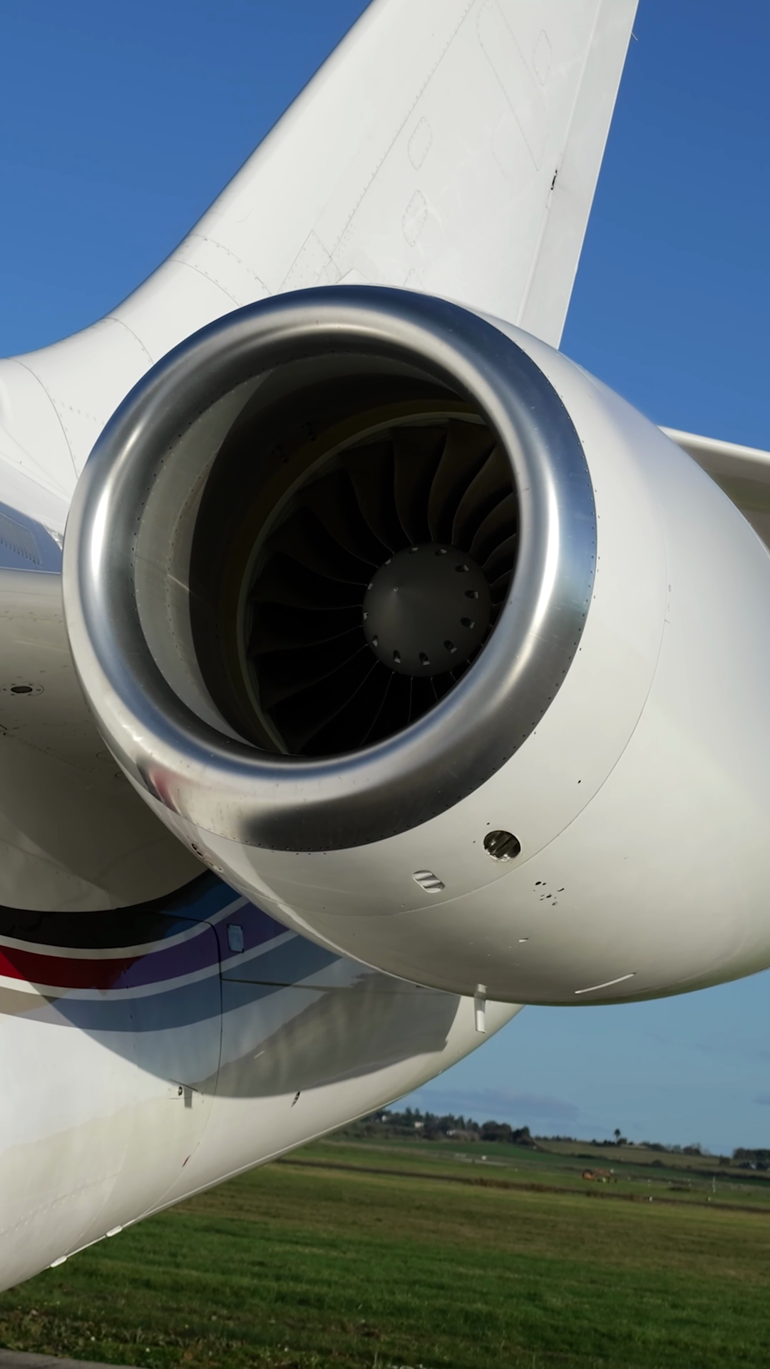 Focuses Engine Private Jet Essence Air Stock Footage SBV-353203532 ...