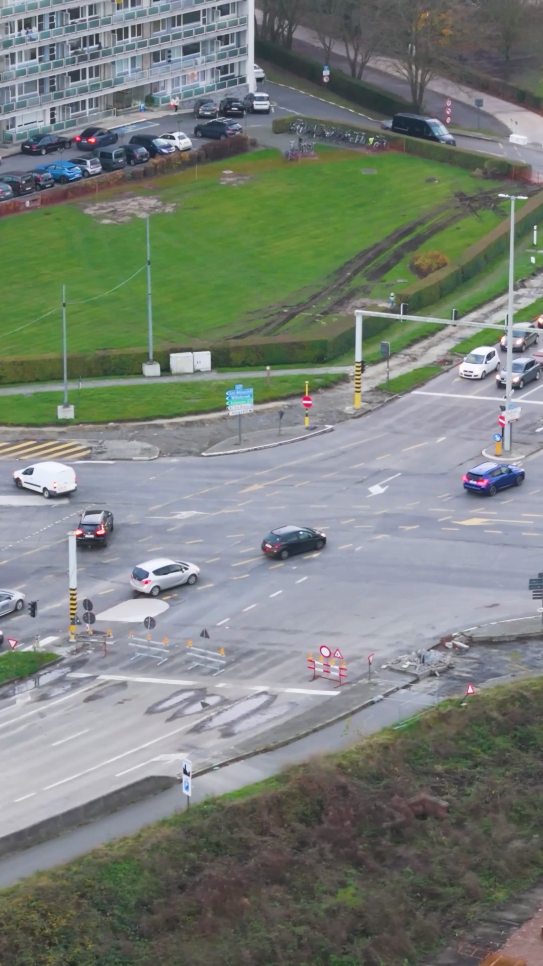 Cars Crossing Intersection Shown Amidst Stock Footage SBV-353268847 ...