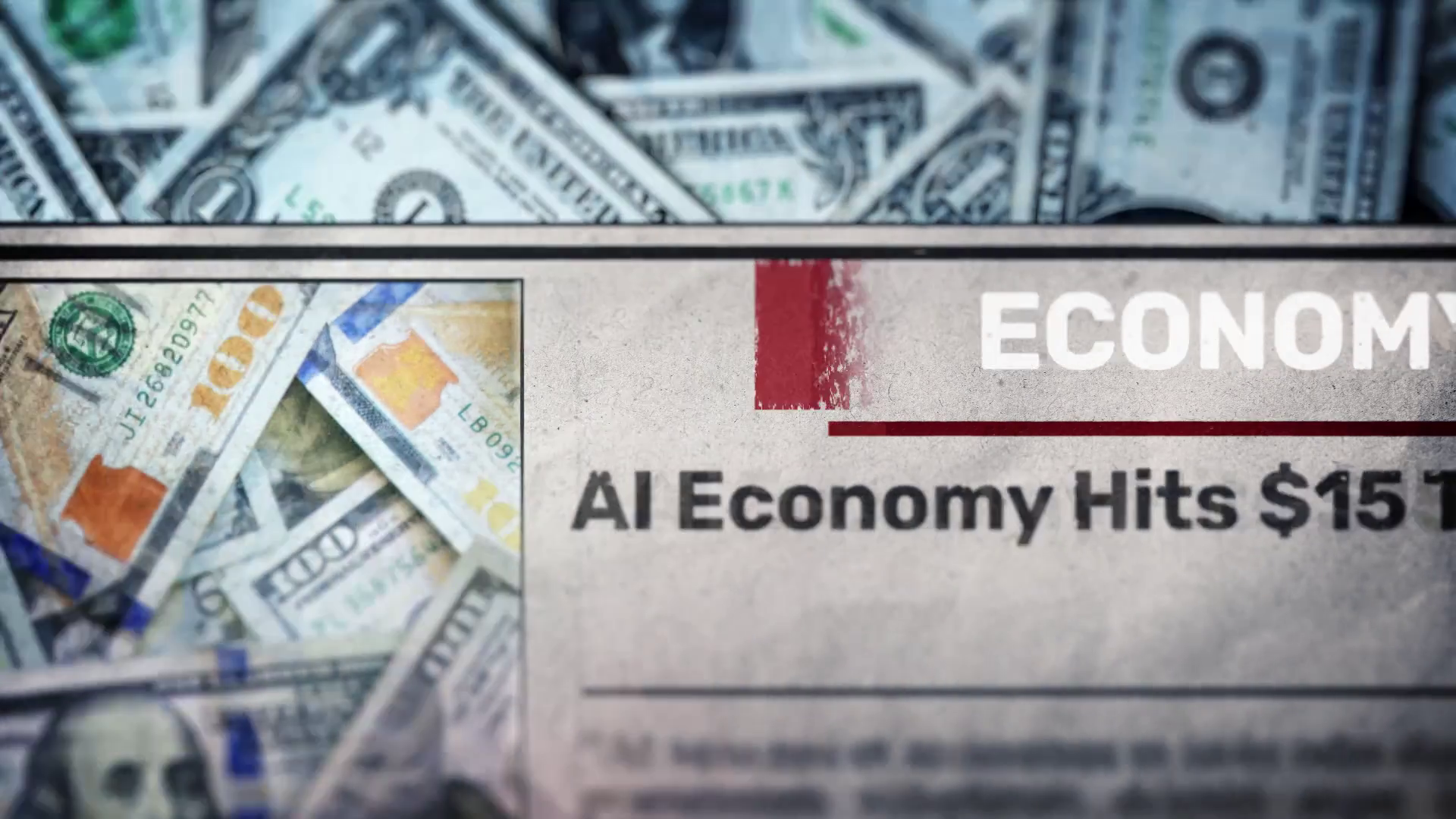 Ai Economy Hits 15 Trillion Valuation Stock Motion Graphics SBV ...