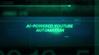 Ai Powered Youtube Automation Concept Technology Futuristic Data Background