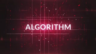 Algorithm Text Background Tech Background