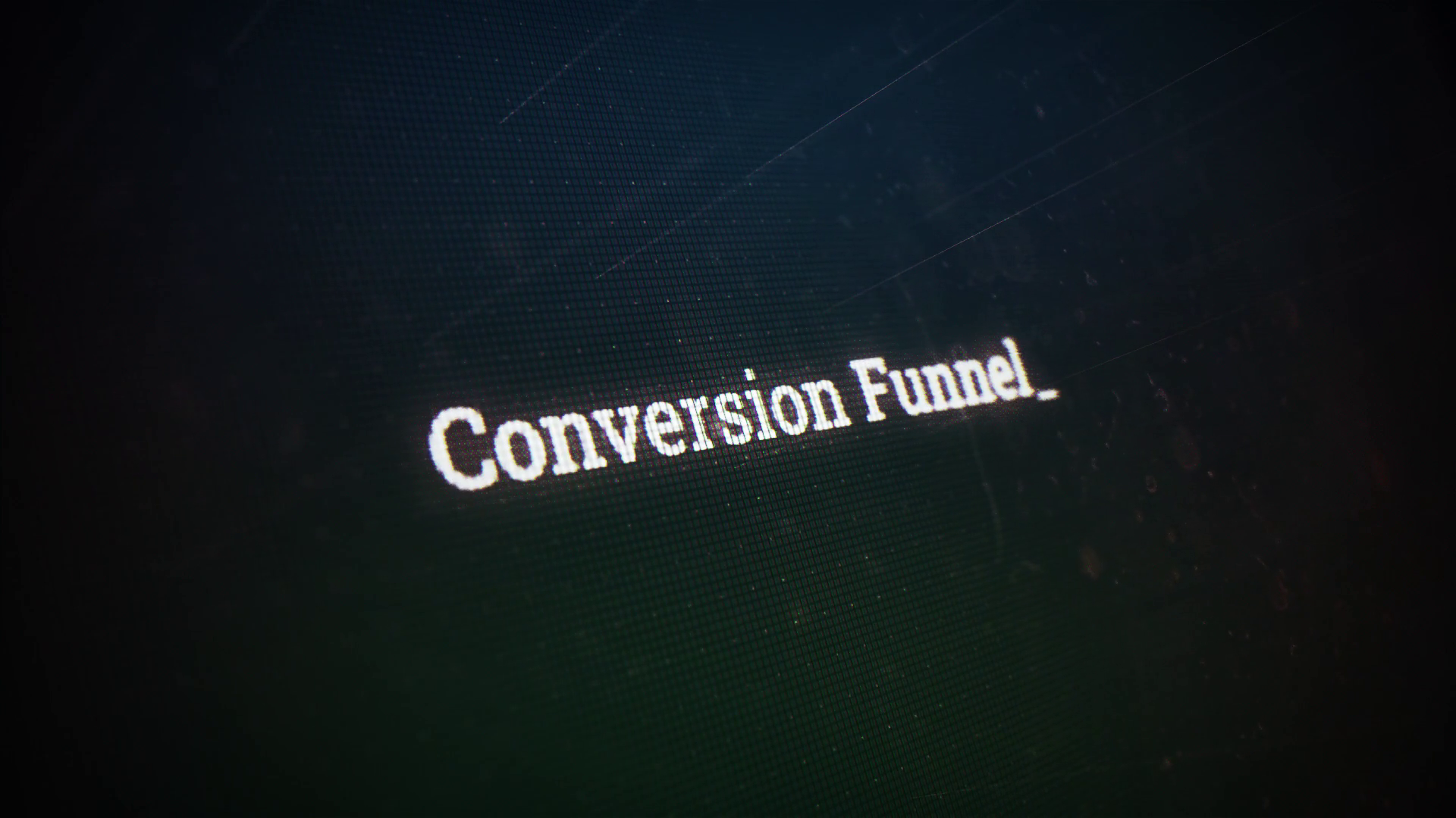 Conversion Funnel On Digital Screen Message Stock Motion Graphics SBV ...