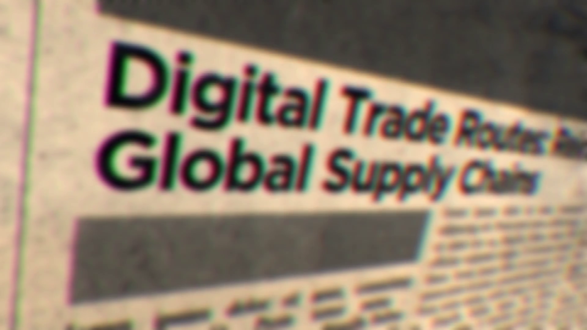 Digital Trade Routes Reinventing Global Stock Motion Graphics SBV ...