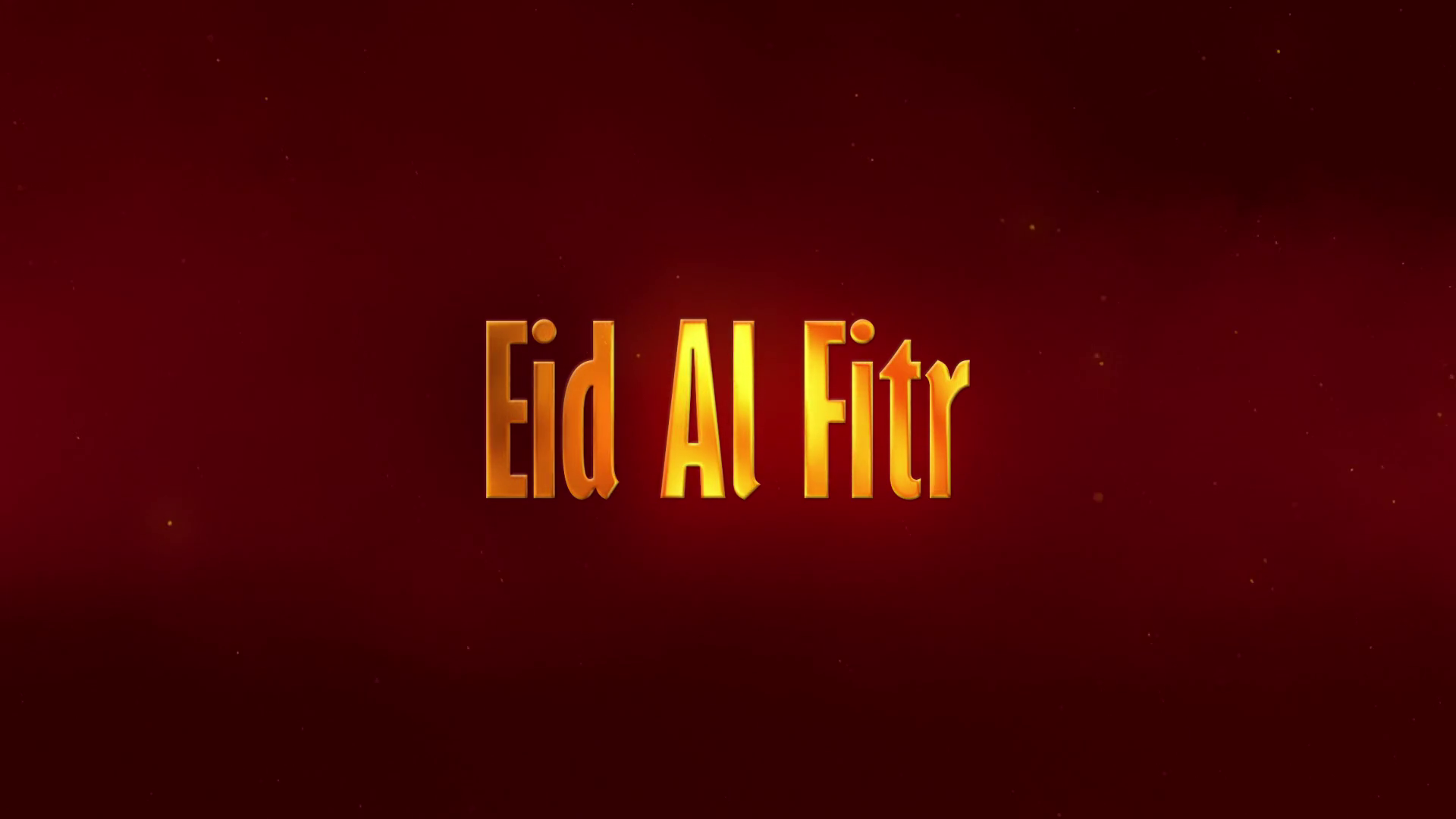 Eid Al Fitr 2024 Glow Background With Text V Stock Motion Graphics SBV ...