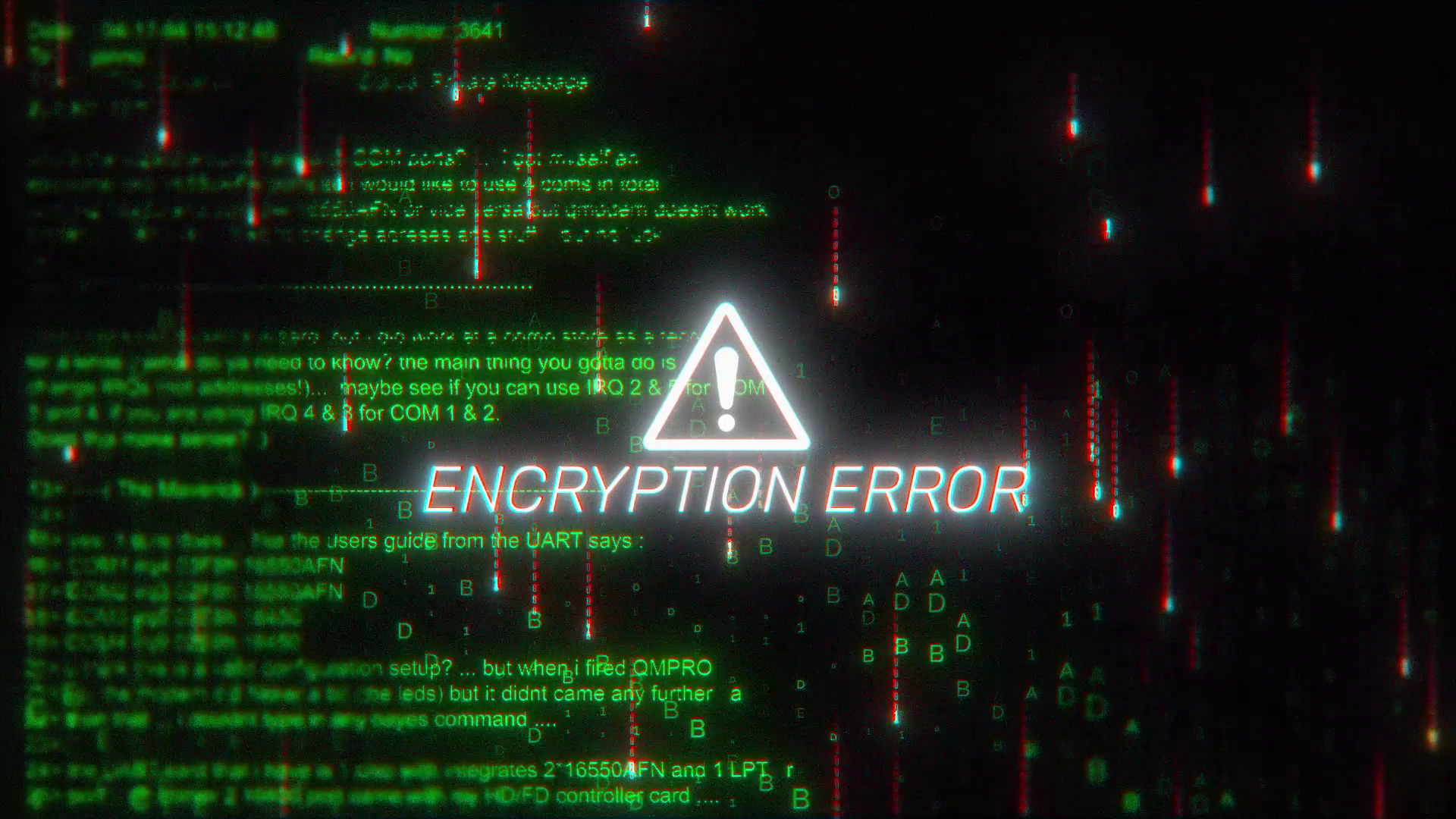 Encryption Error Hacking Background Screen Stock Motion Graphics SBV ...